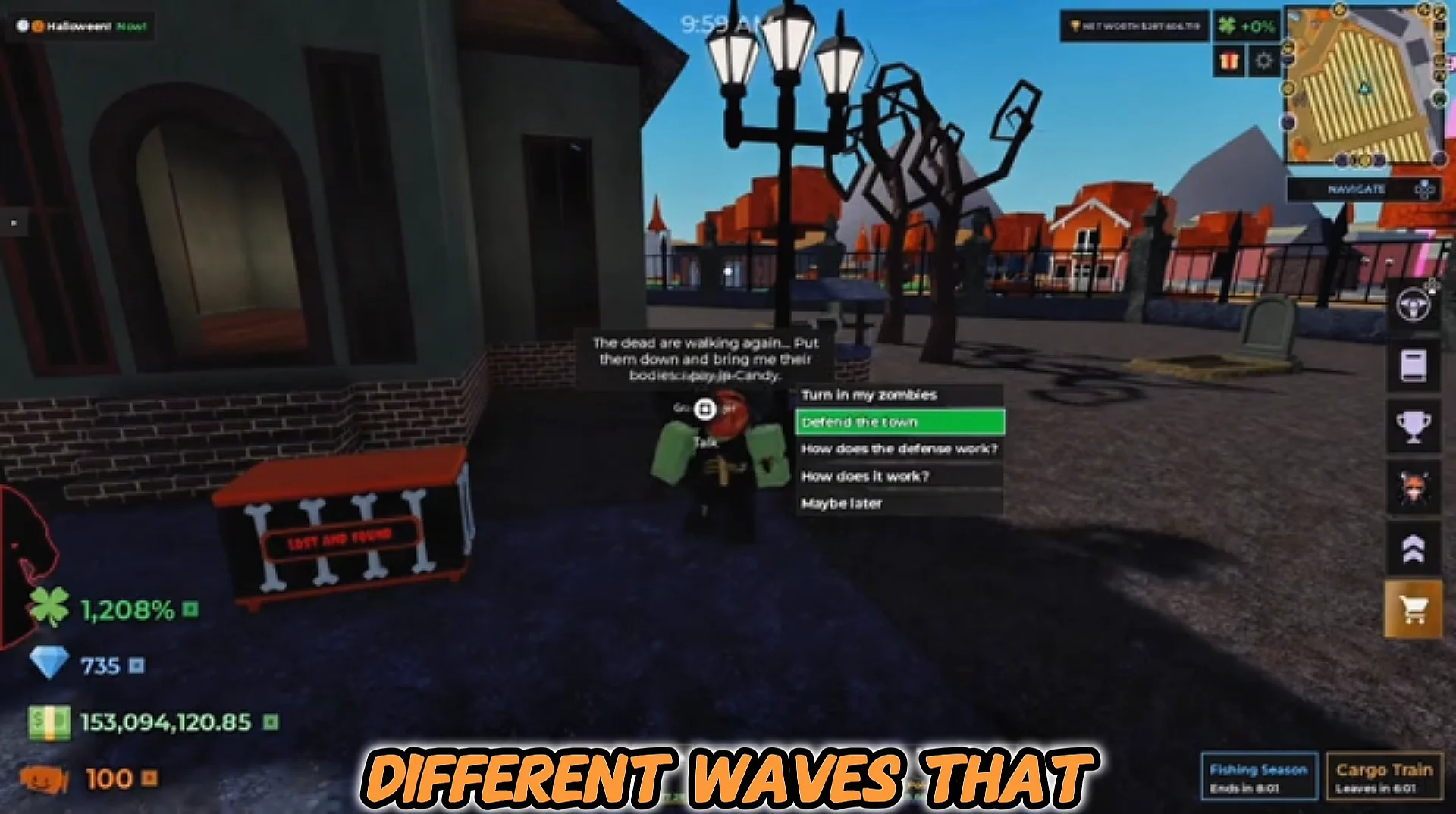Defend the Town Zombie Event