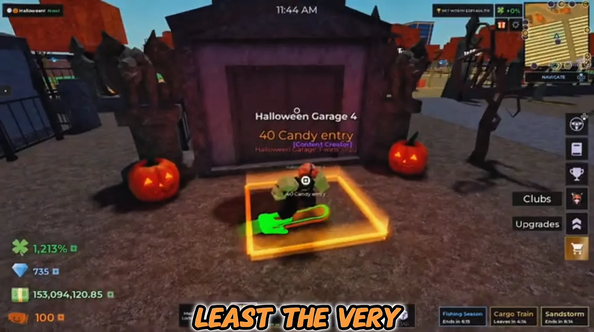 Halloween Auction Garages