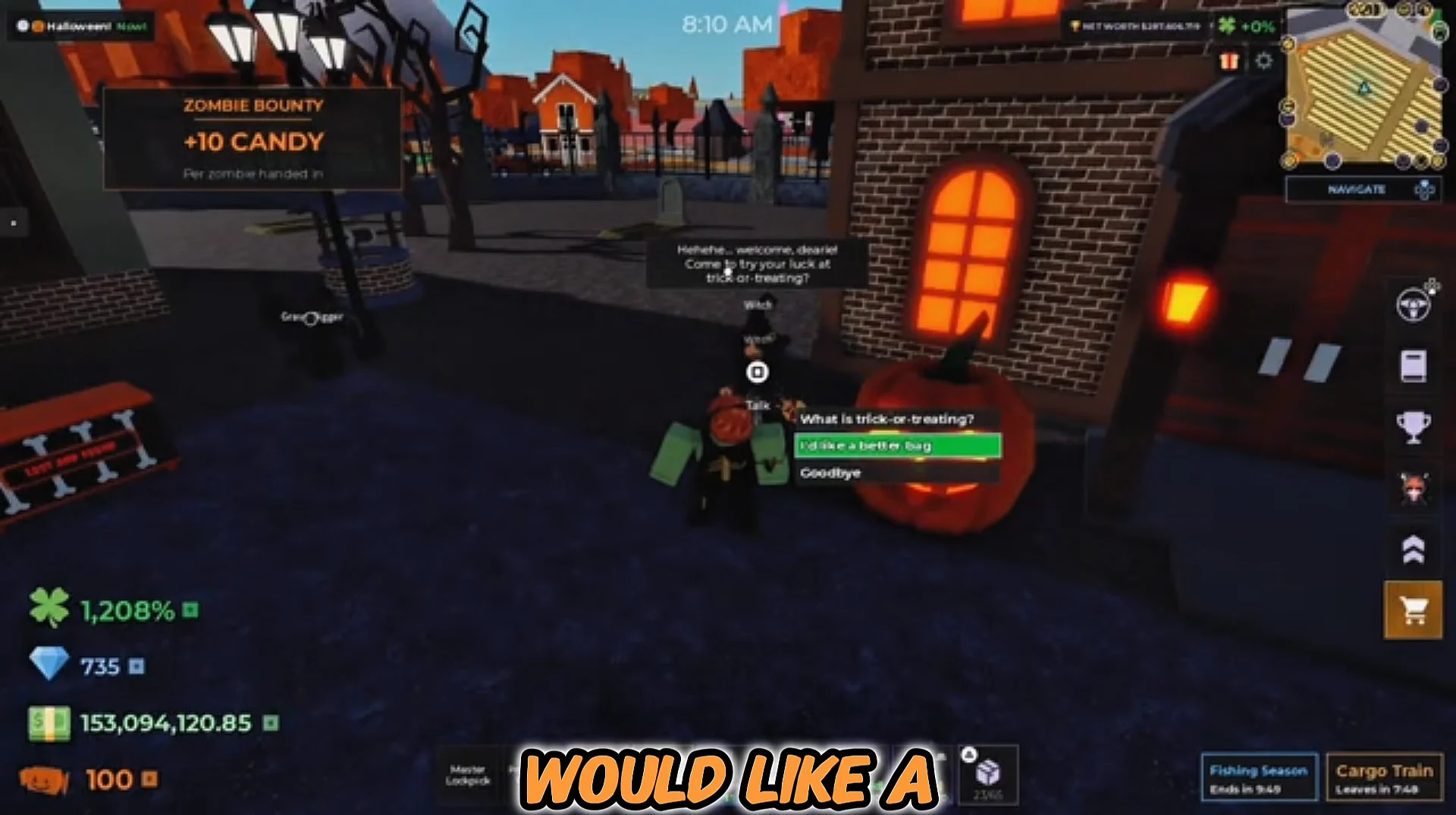 Trick or Treating Mechanic