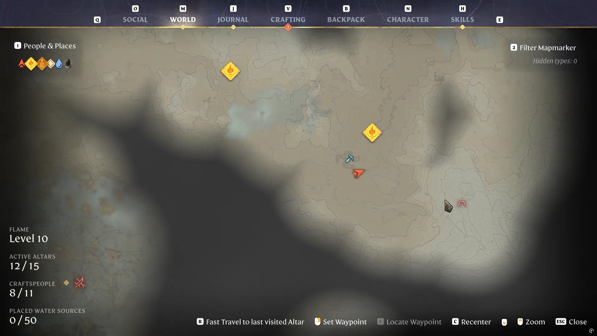 Map location walkthrough