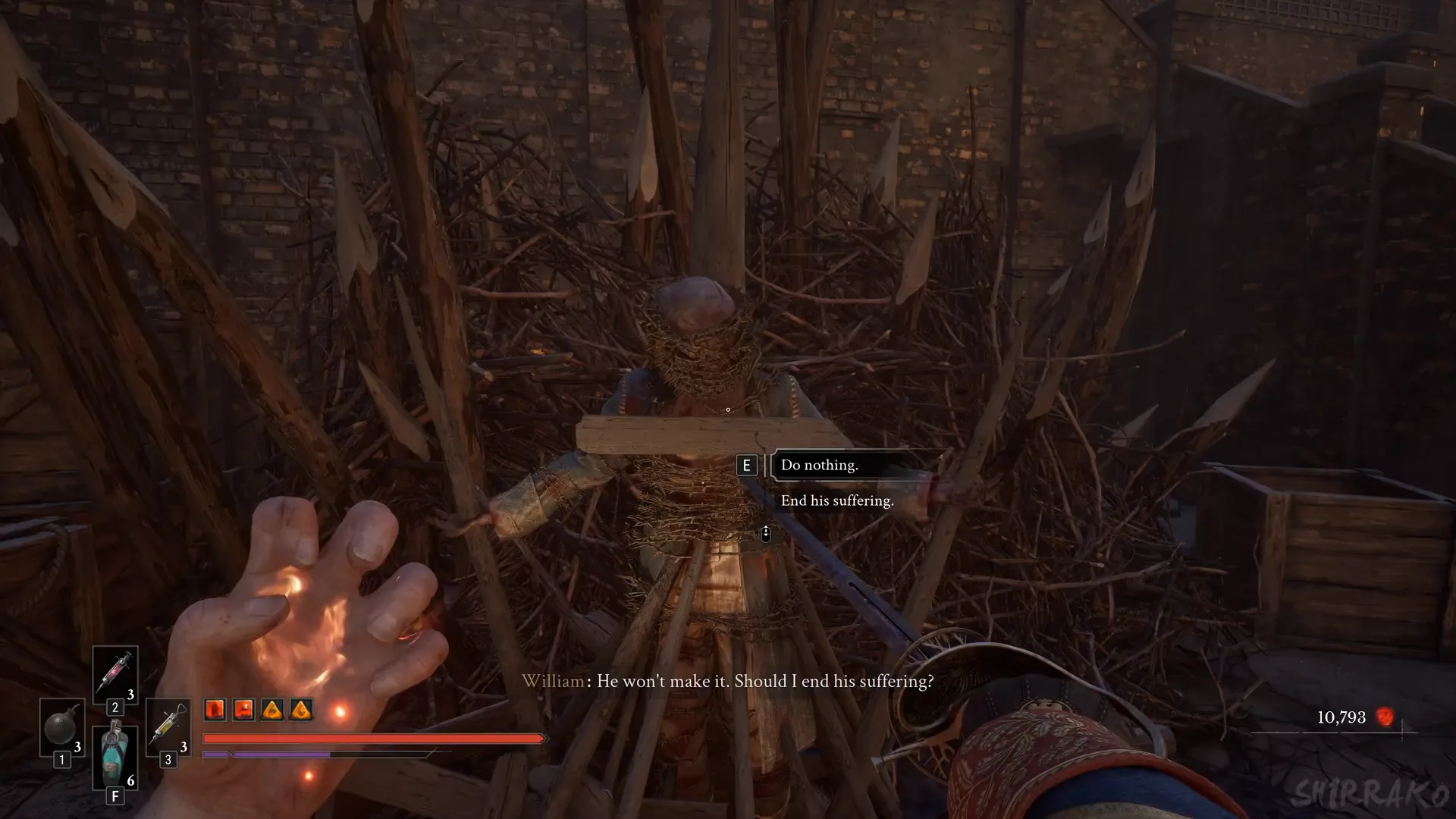 Do nothing or End his suffering prompt