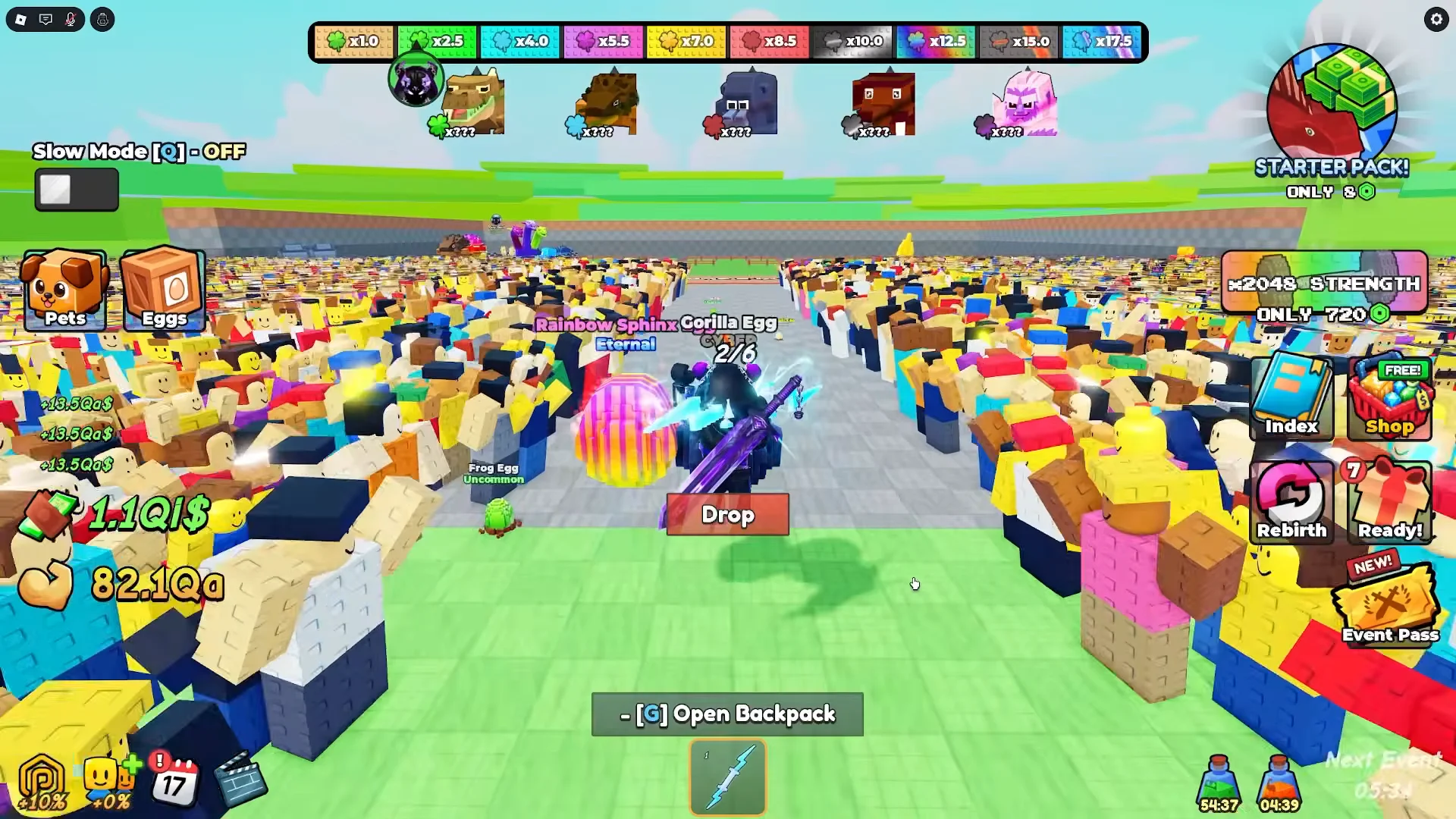 Zeus Lightning Crowd Split