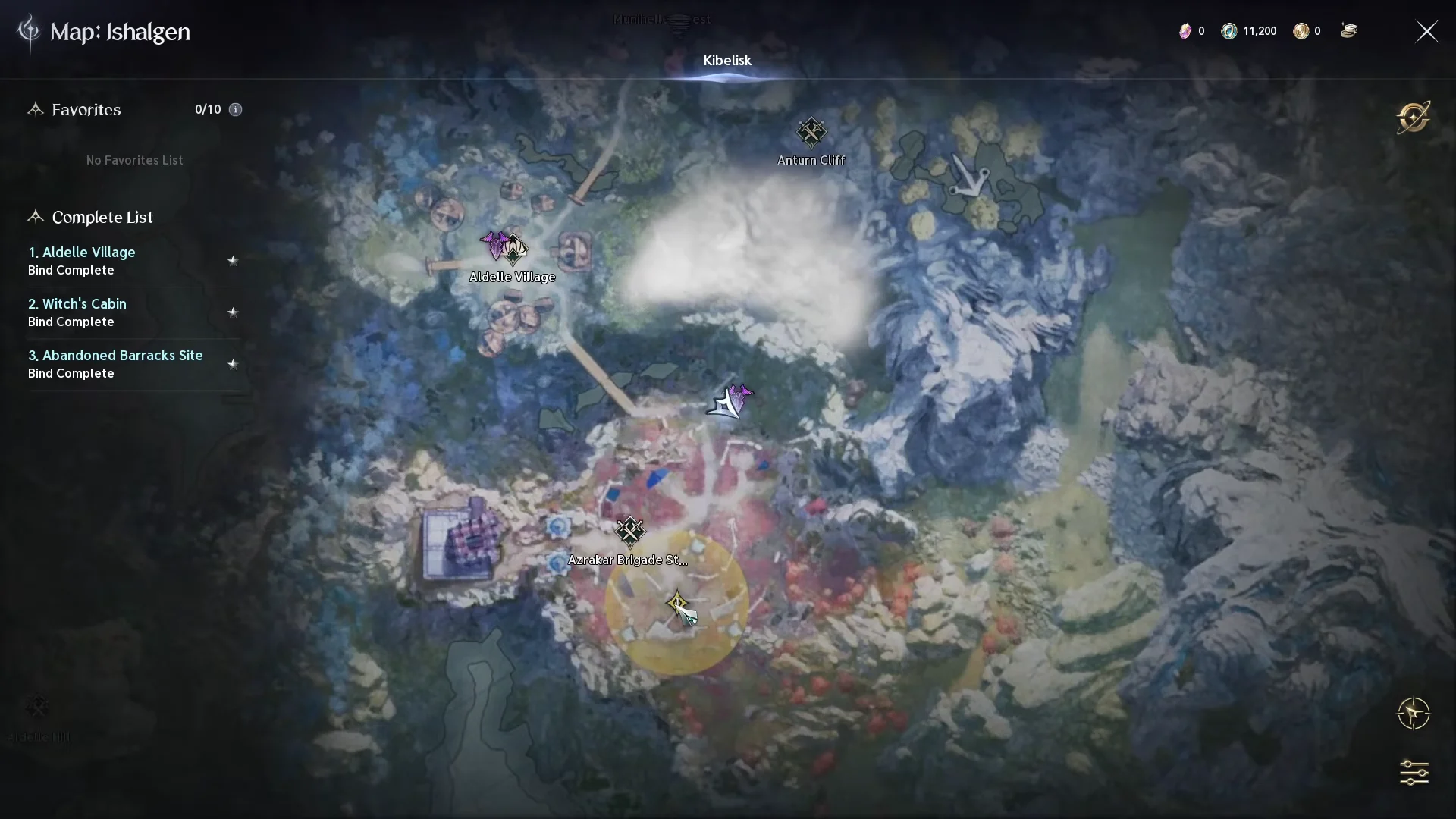 Viewing the world map