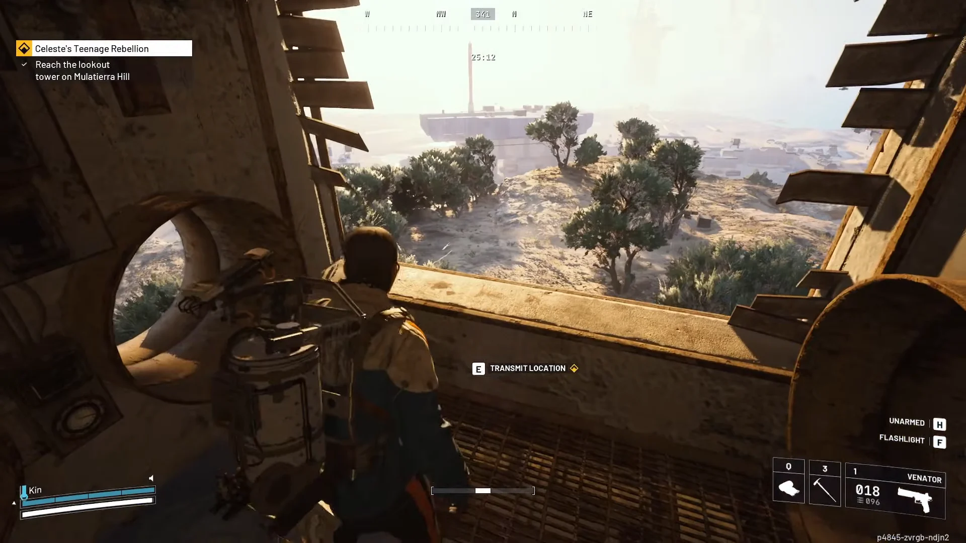 Reaching the Lookout & Completing Objective