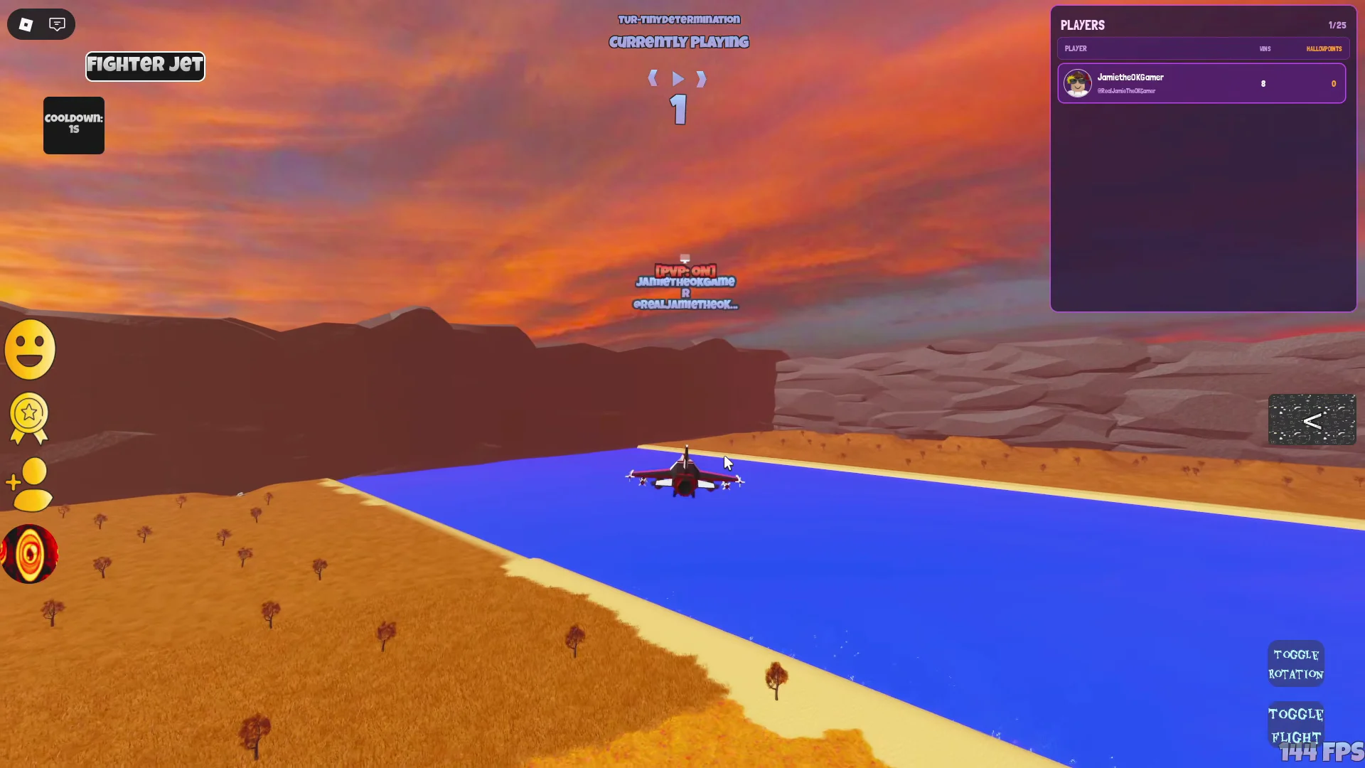 Flying to the Mountain Ridge