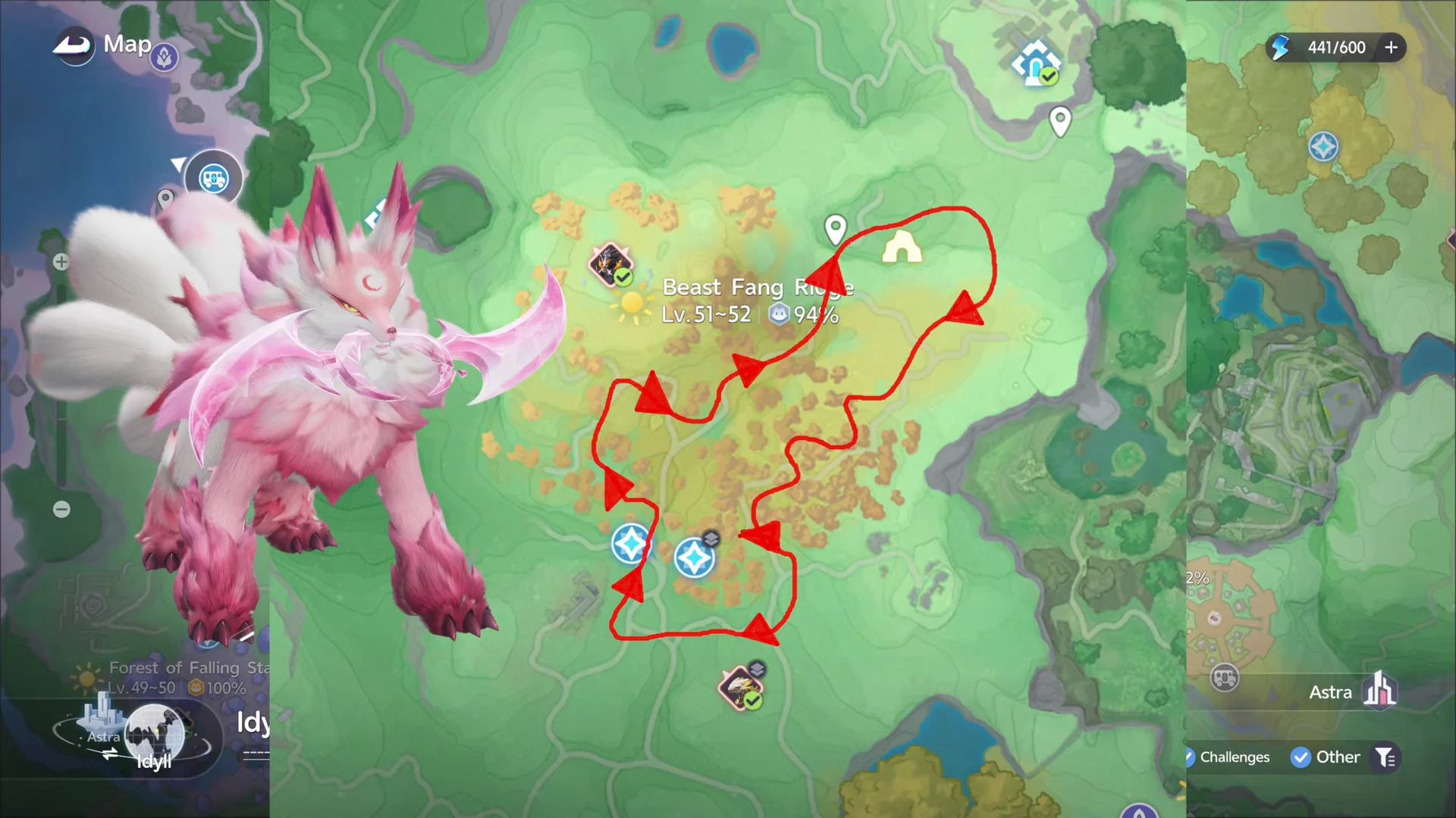 Beast Fang Ridge Route (Glynsera)