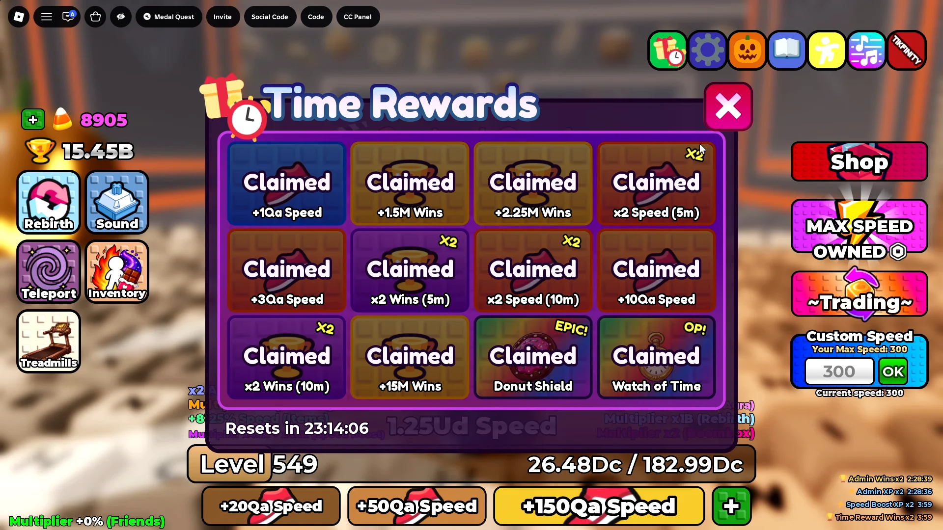 Inventory & Reward Items