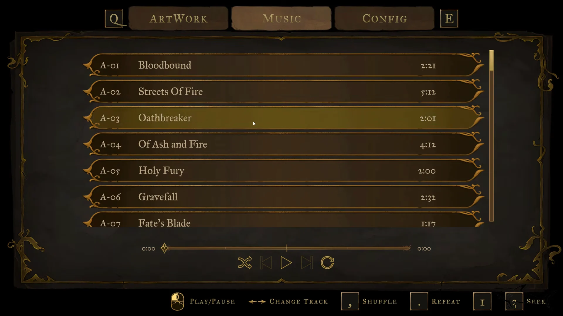 Music Gallery / Soundtrack