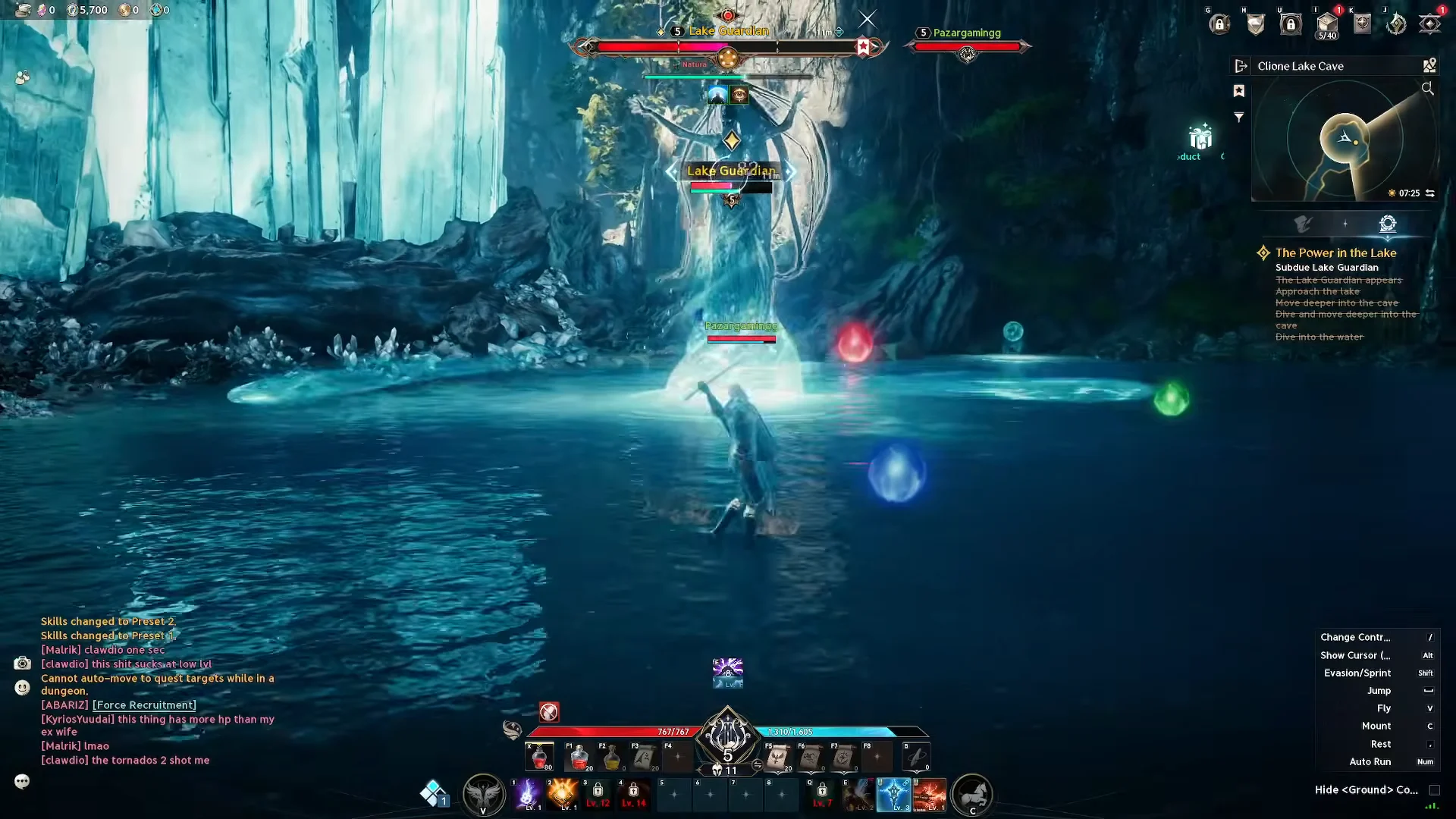 Lake Guardian Boss Battle