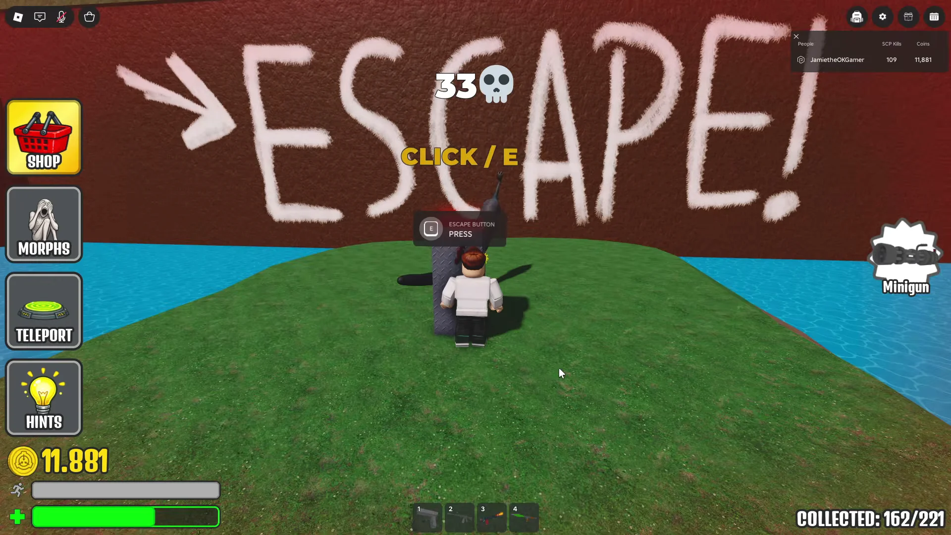 Hitting Escape Switch