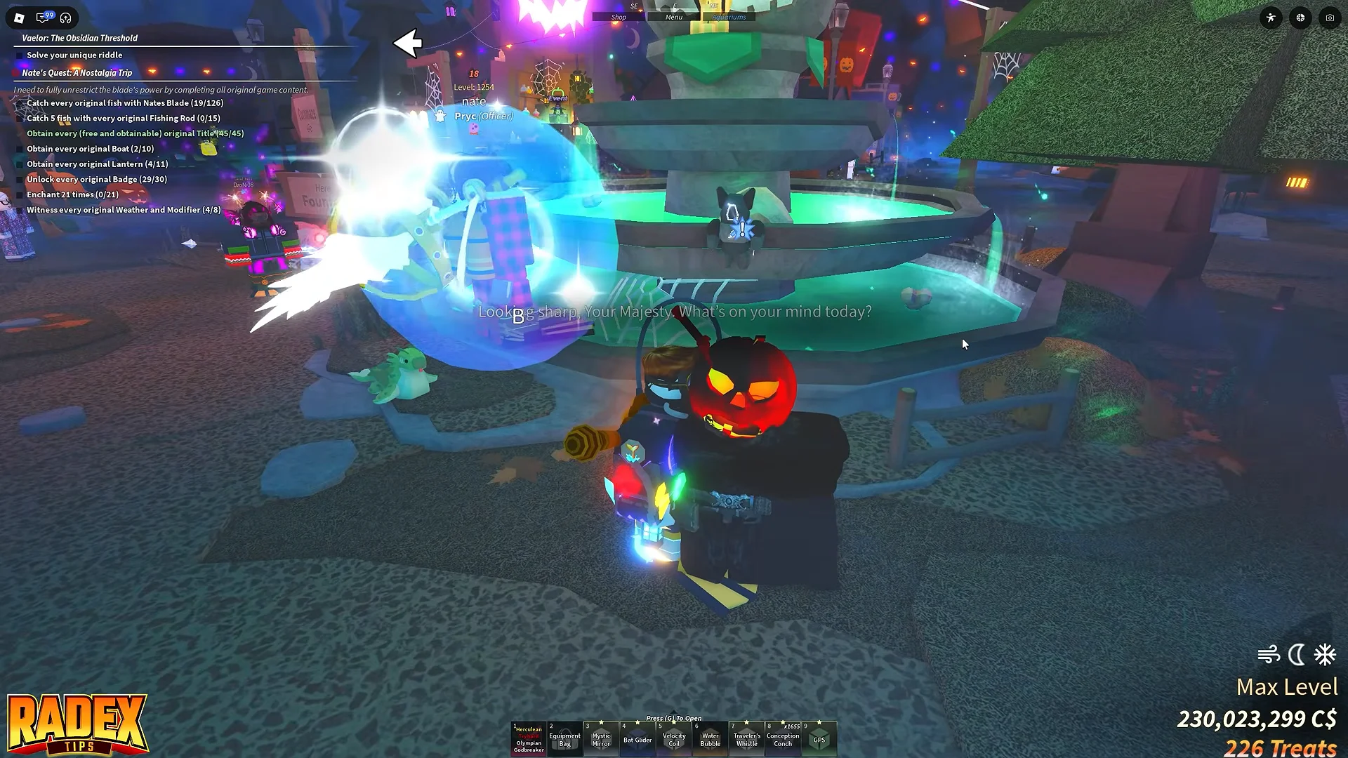 Frightful Pools u0026 Pumpkin King NPC