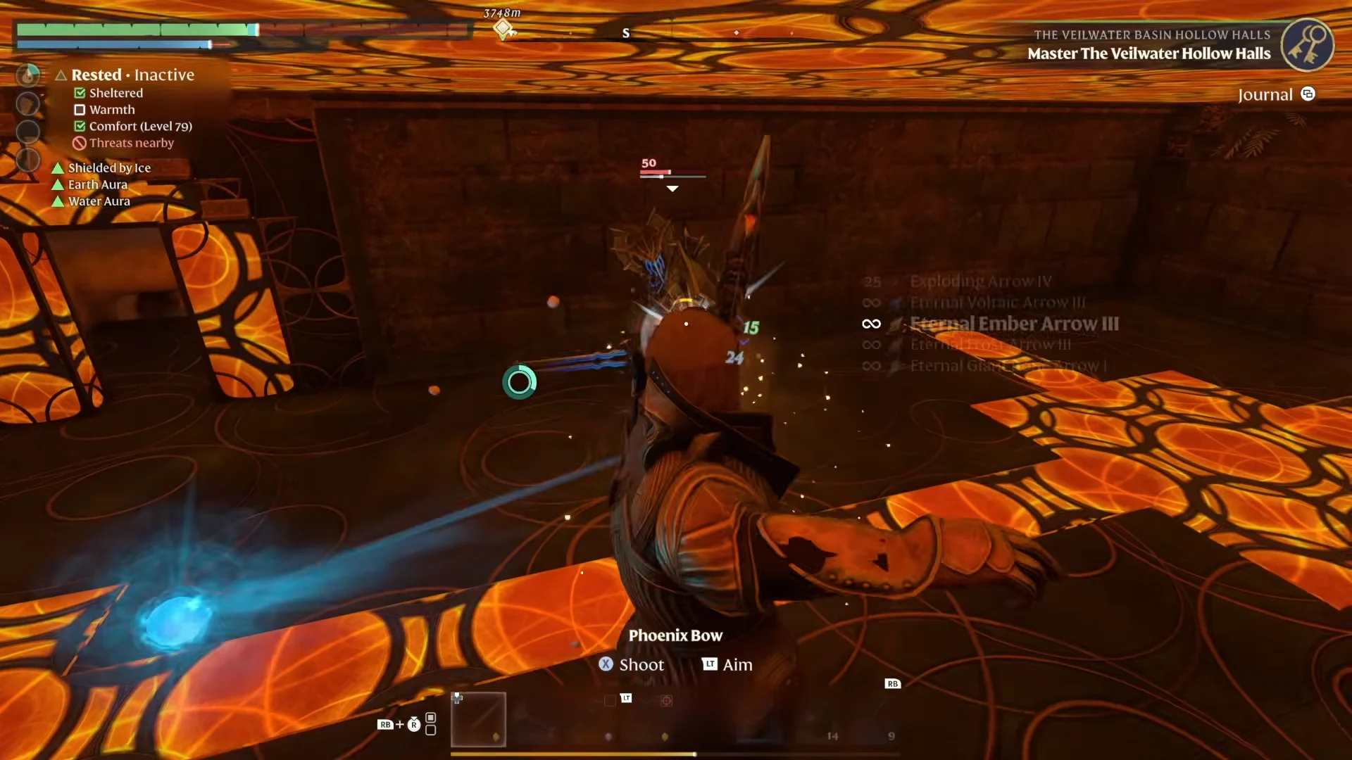 Shooting an Eternal Ember Arrow III