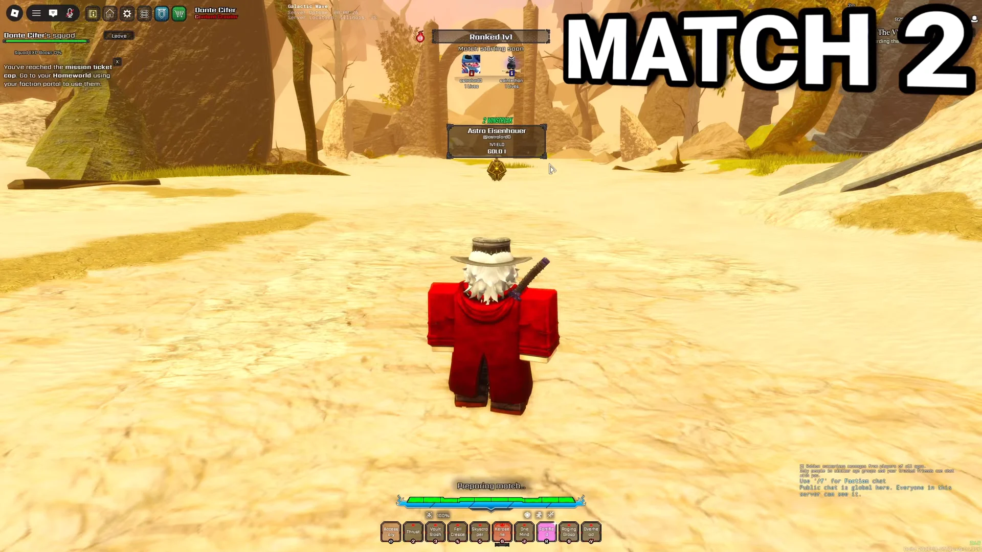 Ranked Match 2: Astro Eisenhower