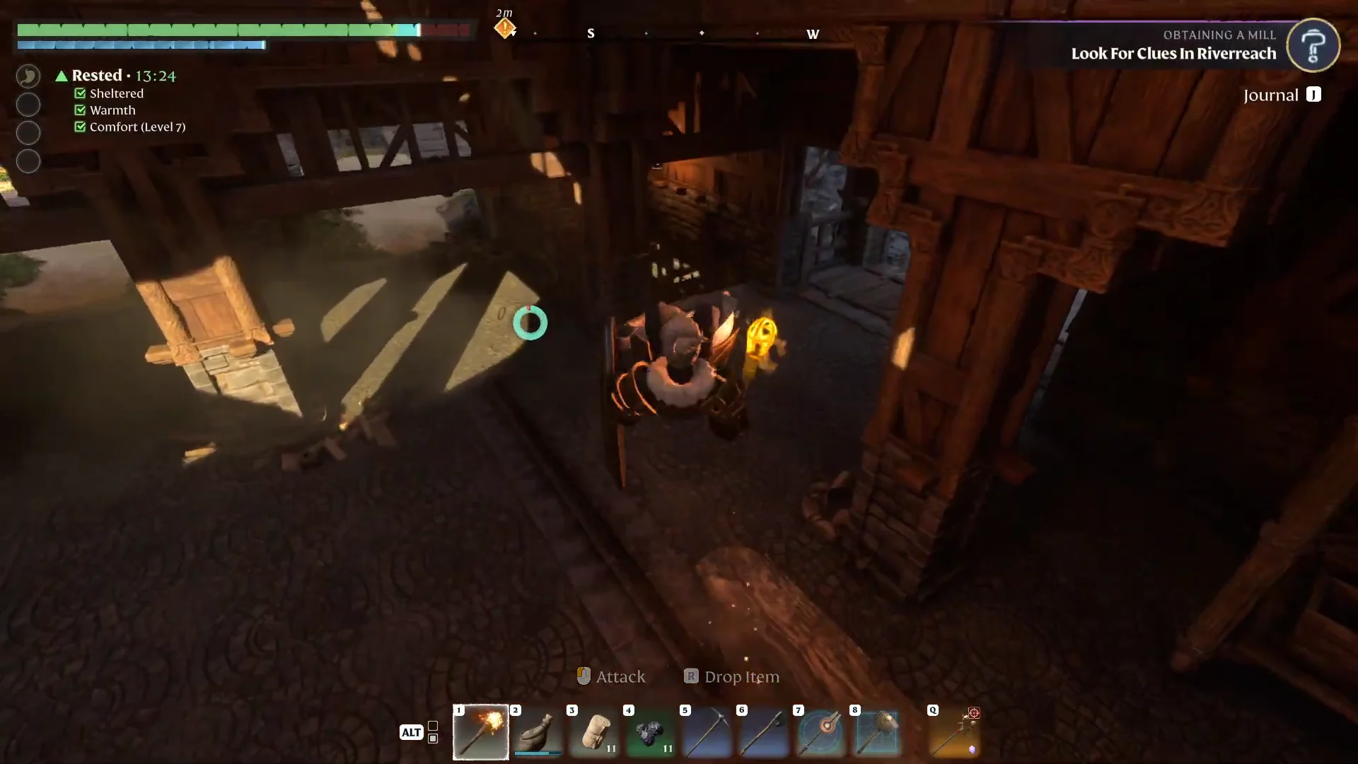 Look For Clues In Riverreach, at the mill