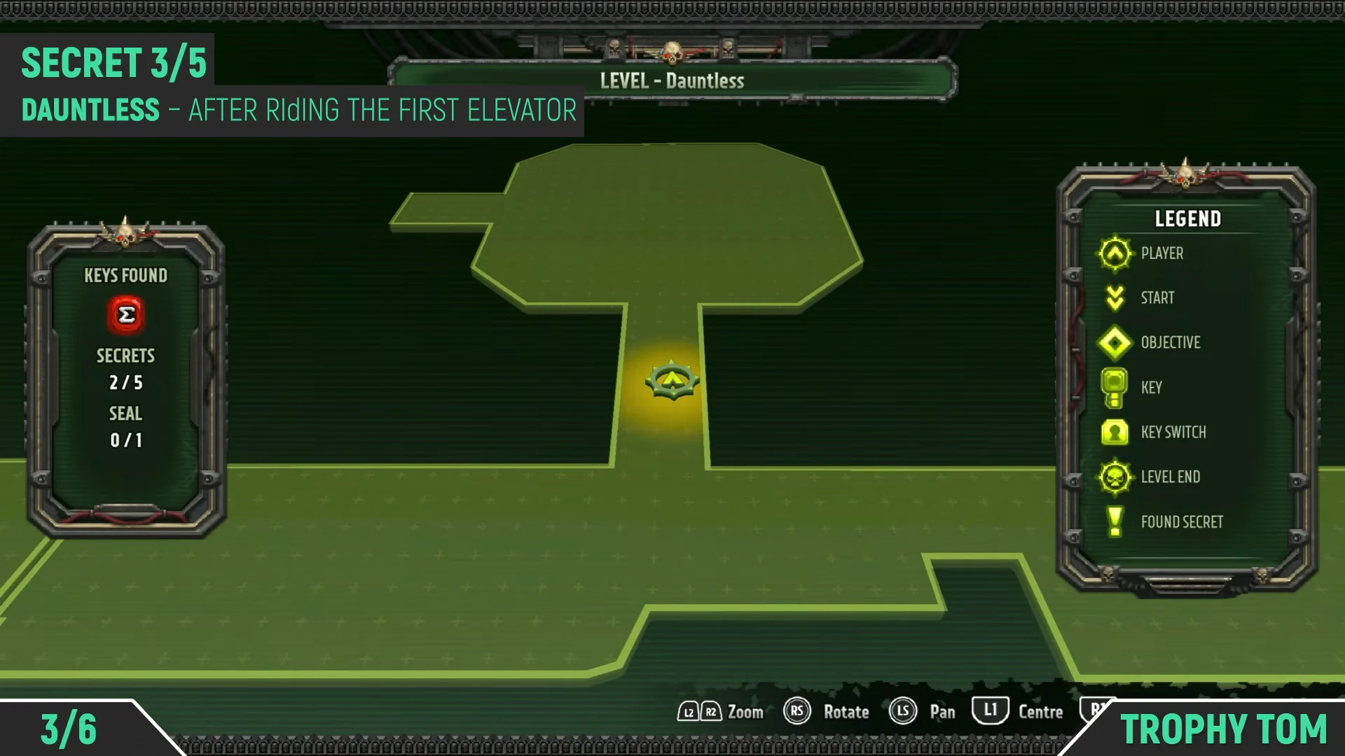 Secret 3 Map & Elevator