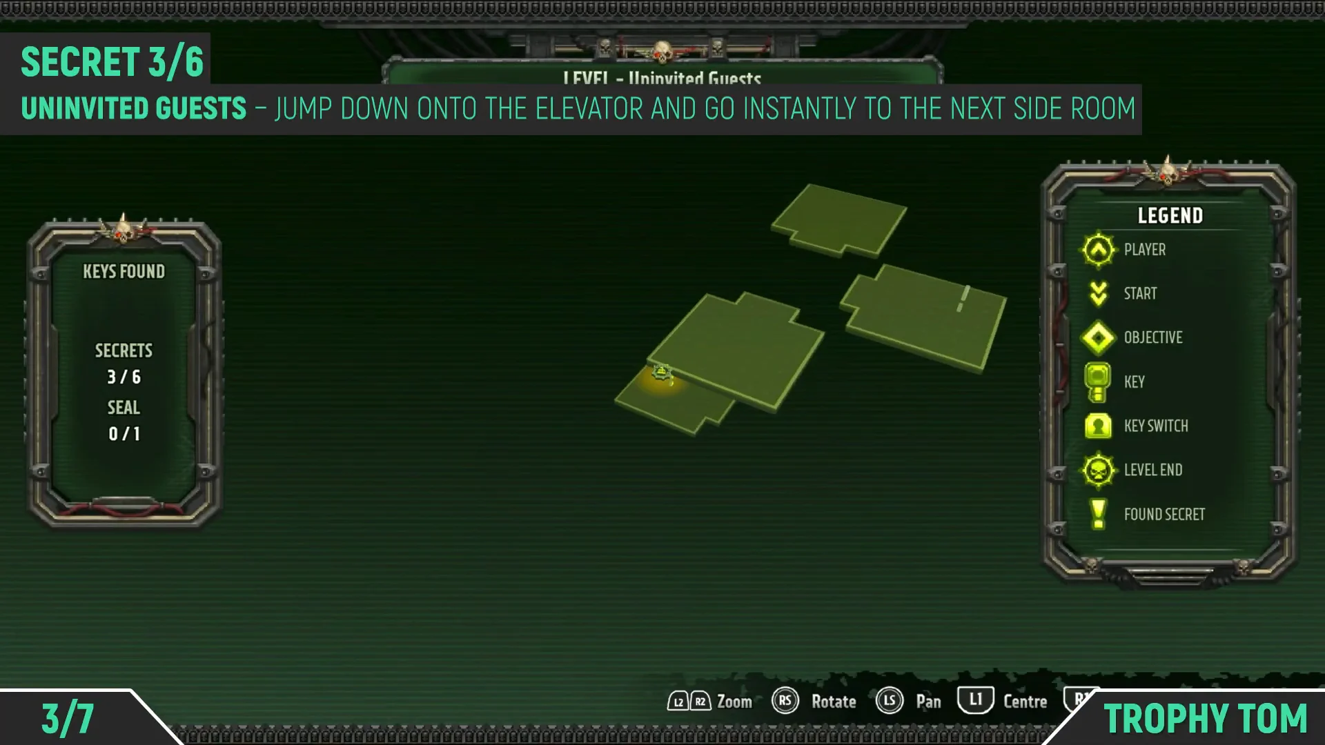 Secret 3/6 Map Screen