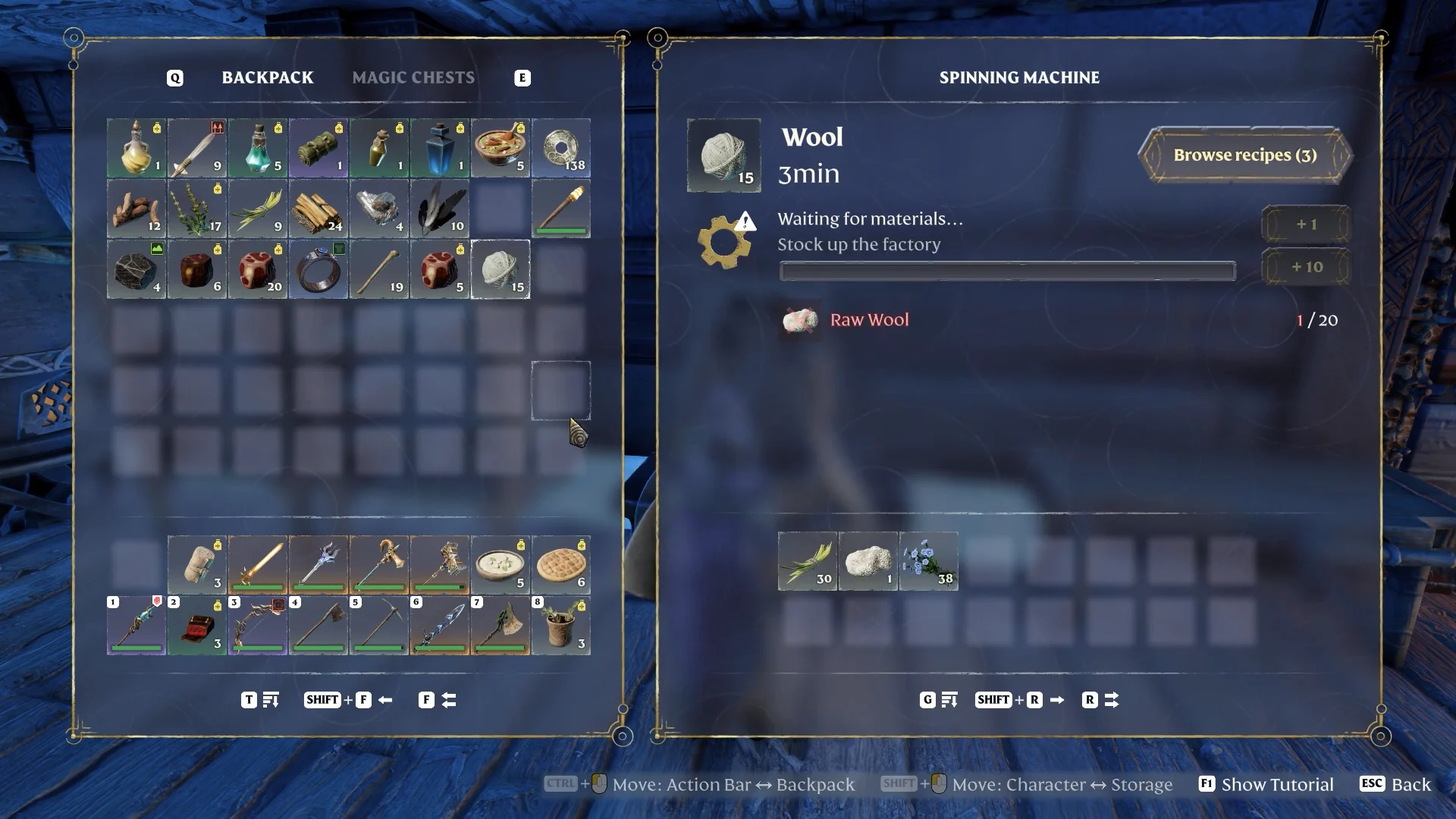 Spinning Machine refining Wool