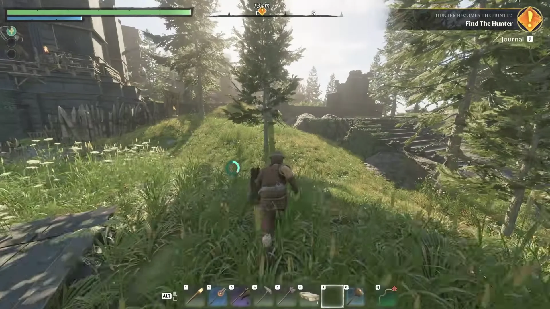 Approaching the Vault Grounds