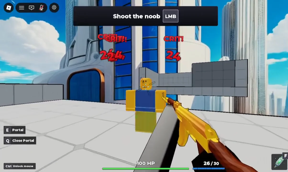Tutorial: Walking Through & Shooting Dummy