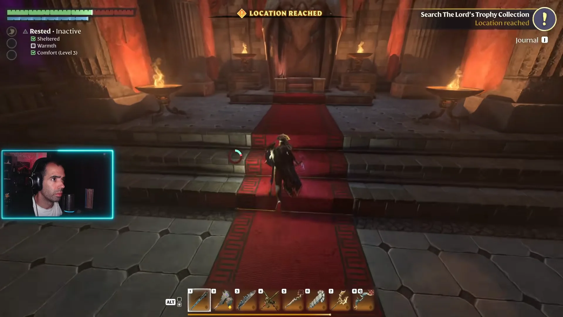 Collecting Crown from the Throne