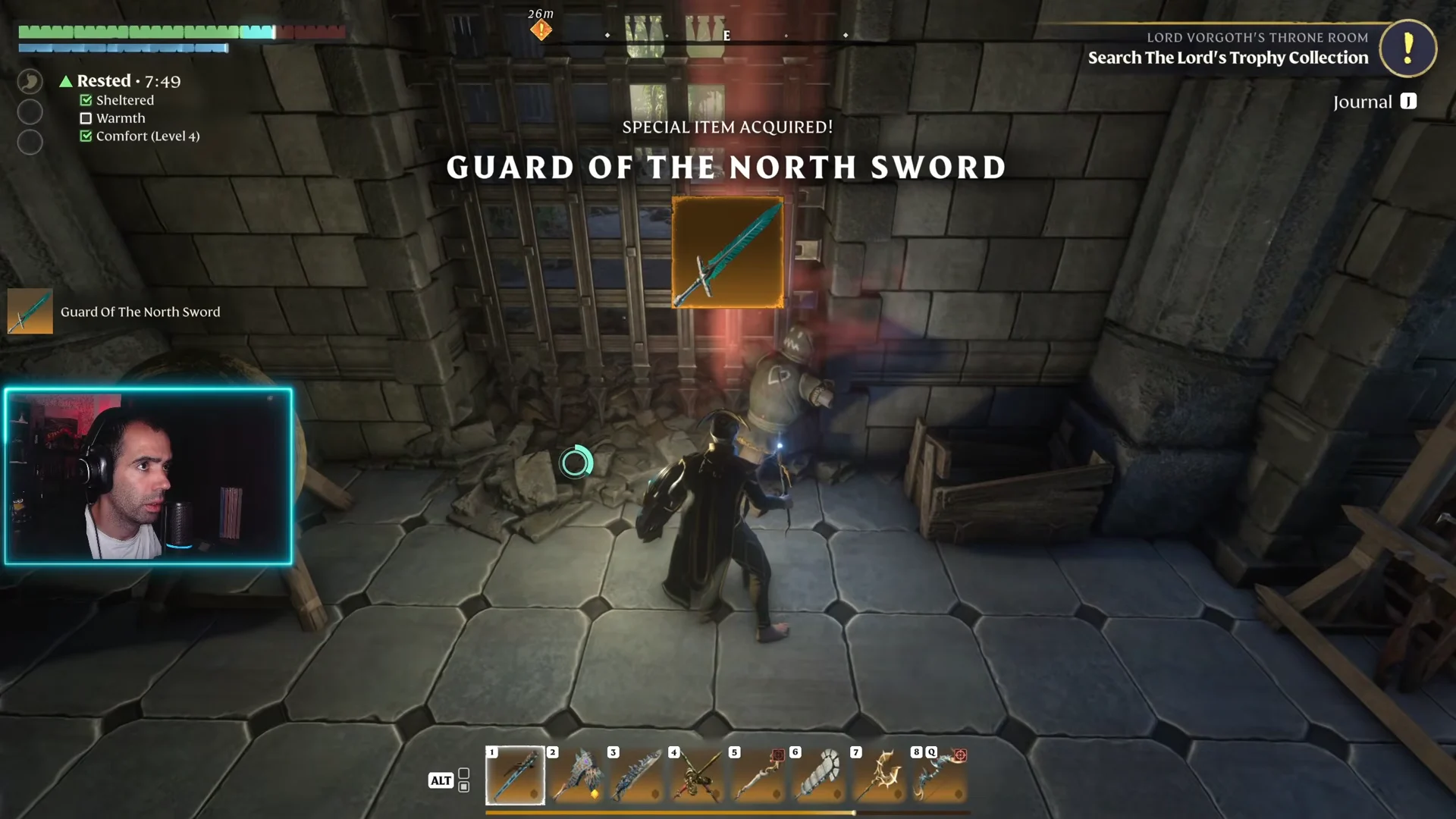 Acquiring Guard Of The North Sword