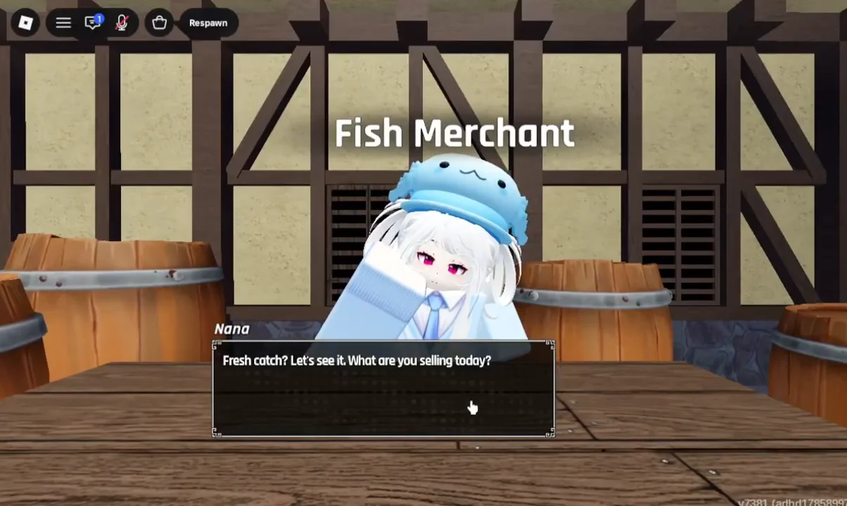 Selling to Fish Merchant