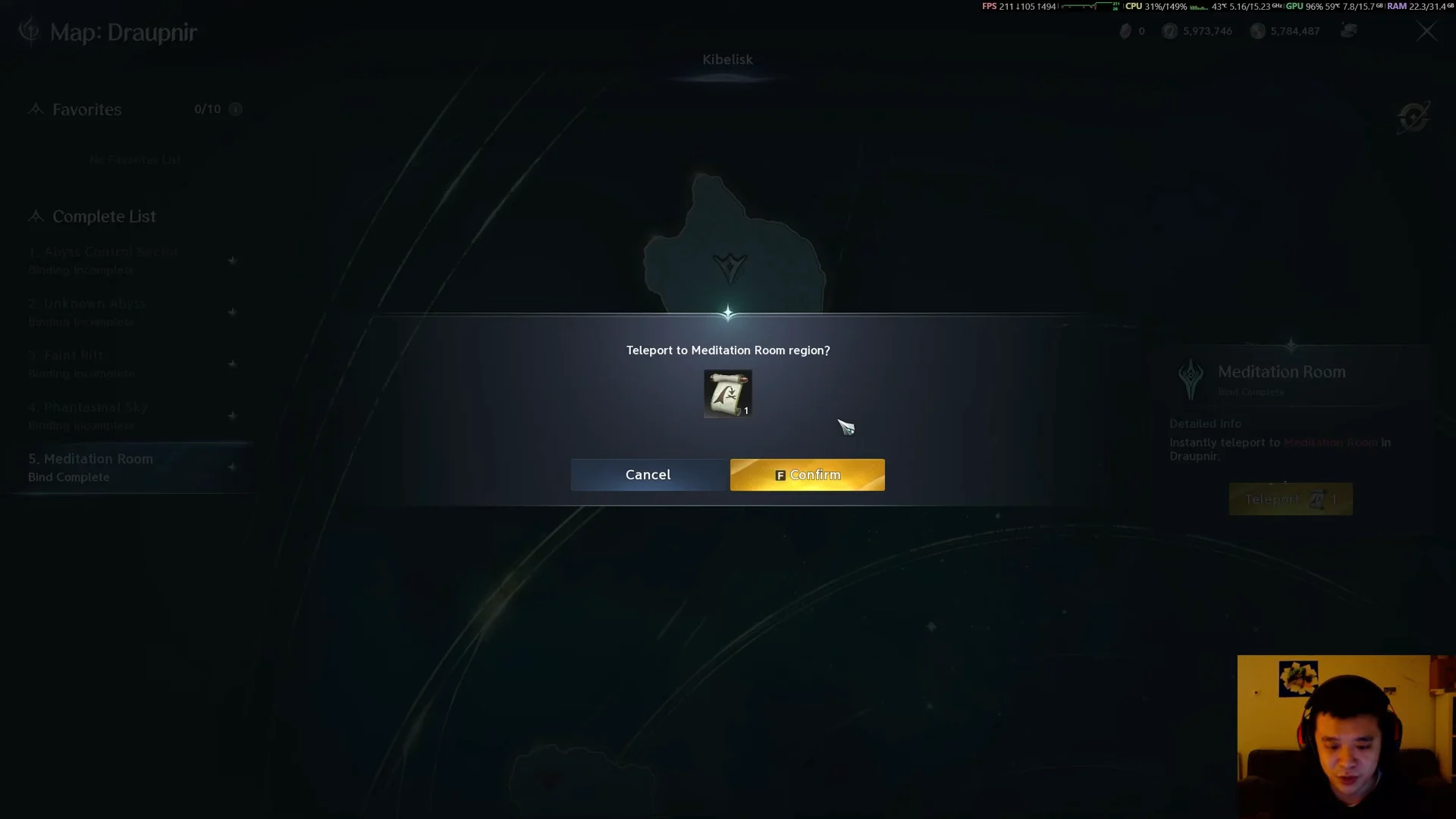 Bound Teleport Node & Scroll Confirmation