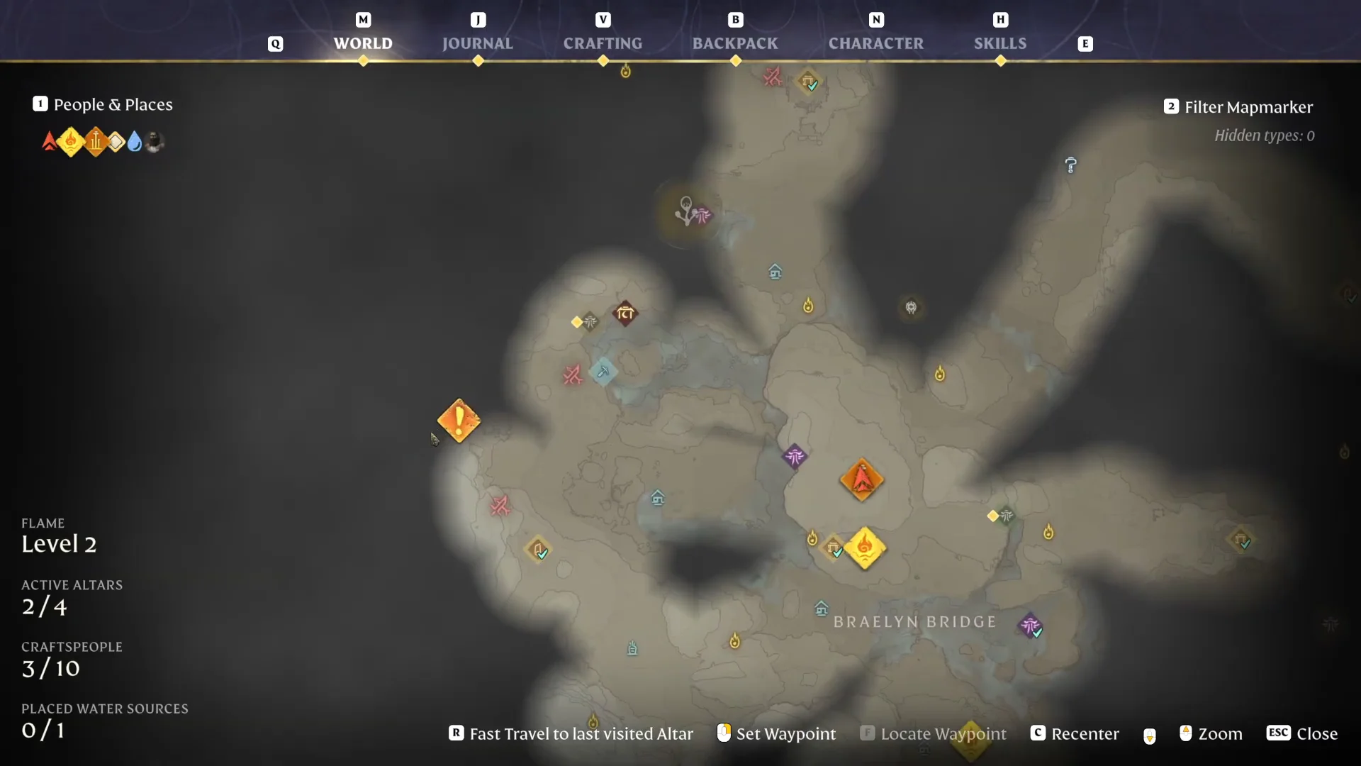 World Map Navigation
