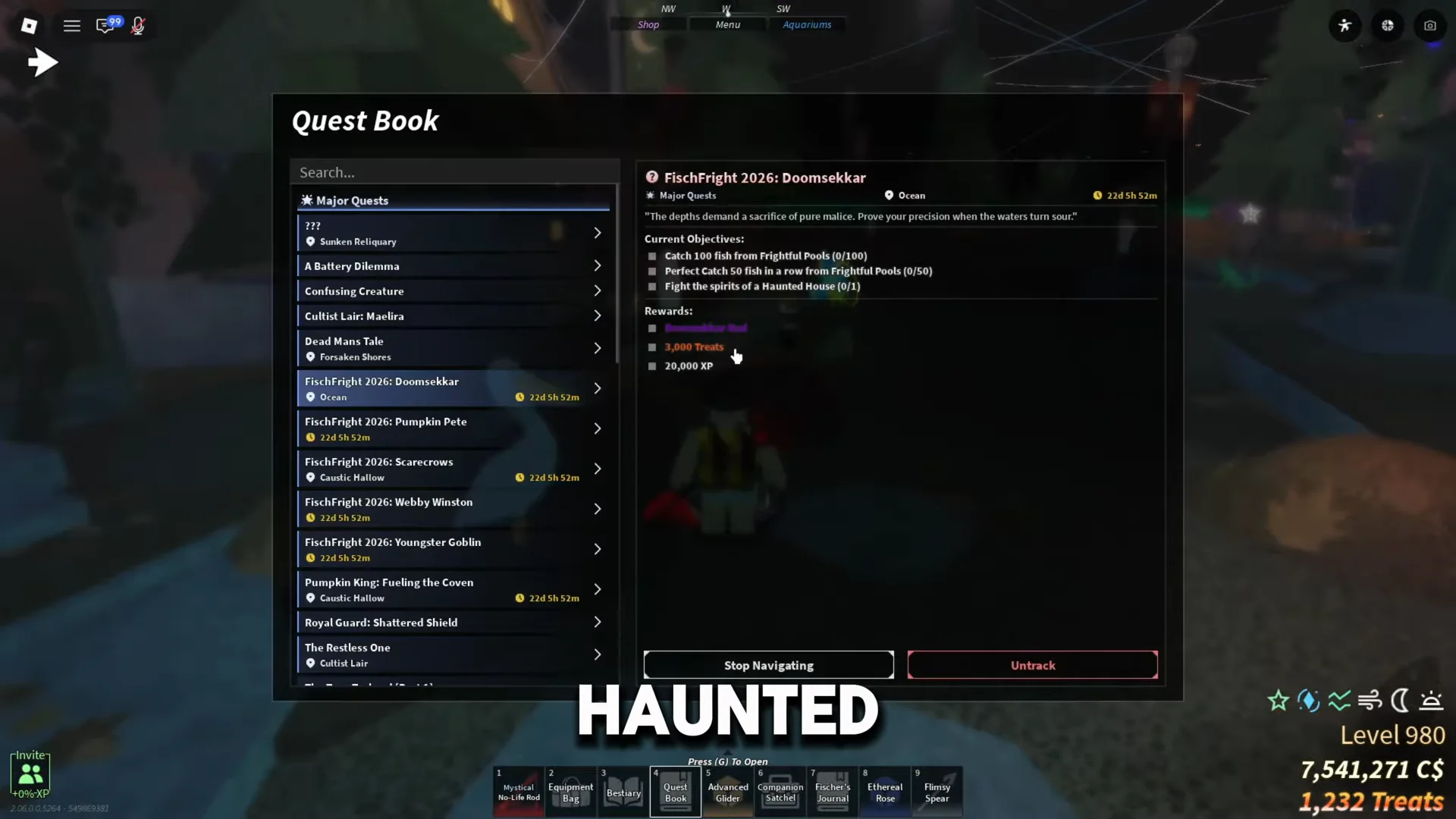 Haunted House Spirits Objective