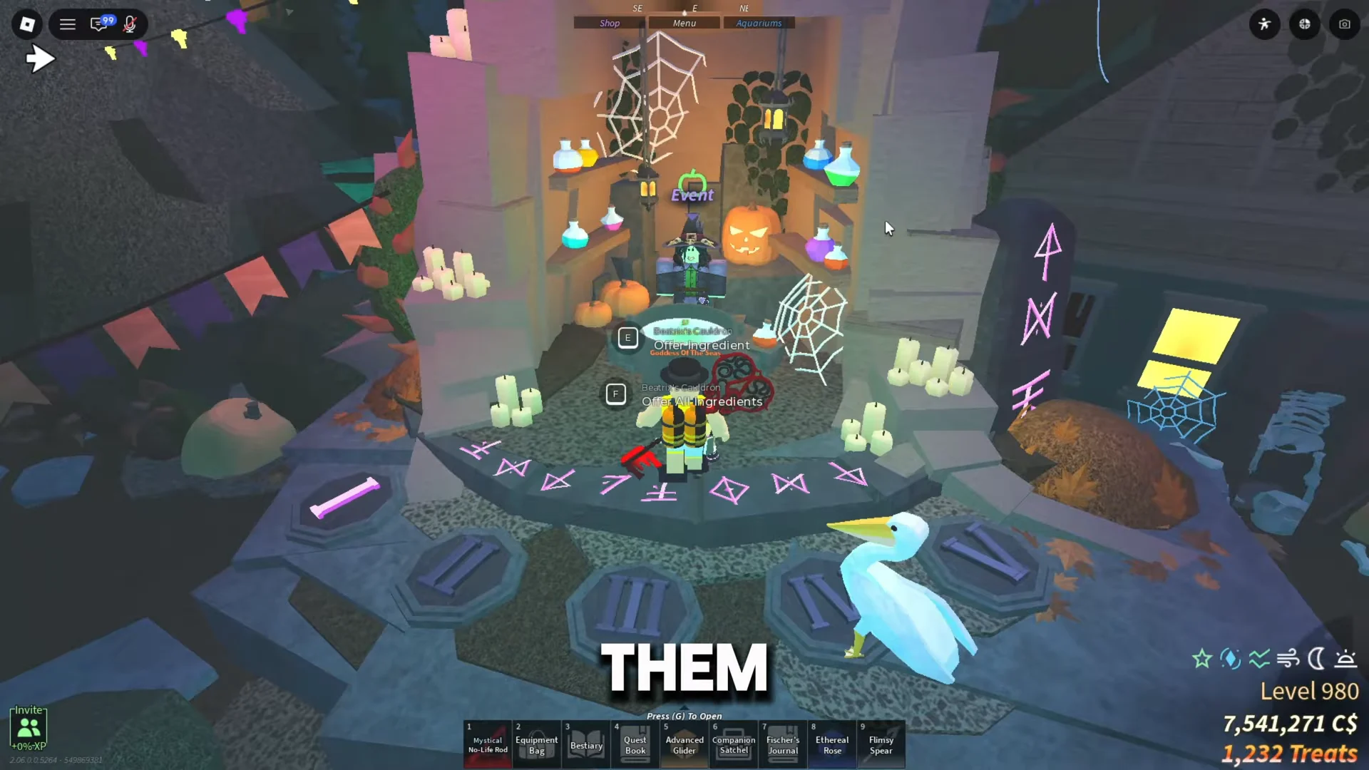 Witch Altar & Cauldron