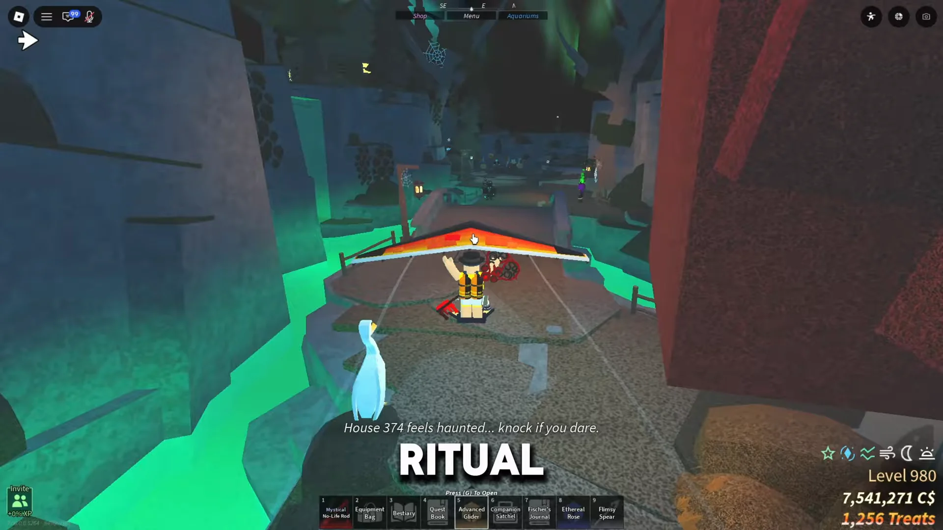 Frightful Pool Visuals & Rose Ritual