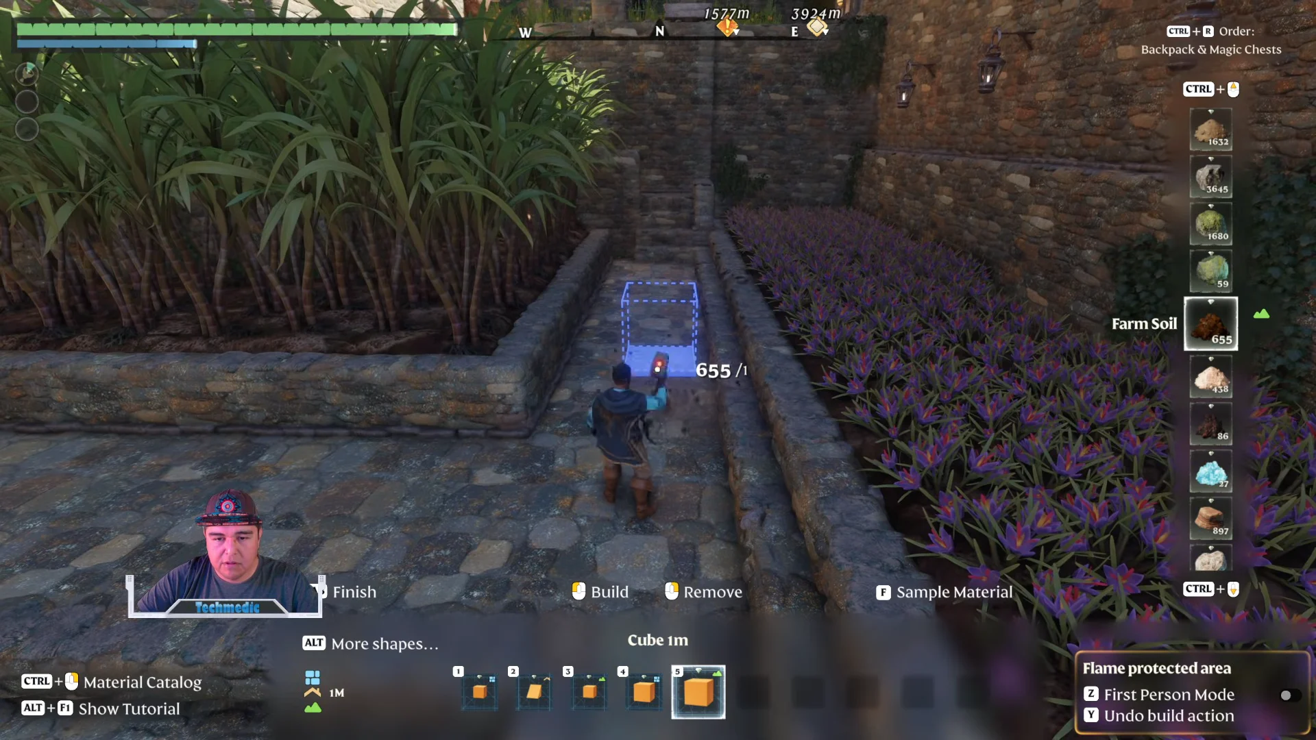 placing Farm Soil in a garden bed