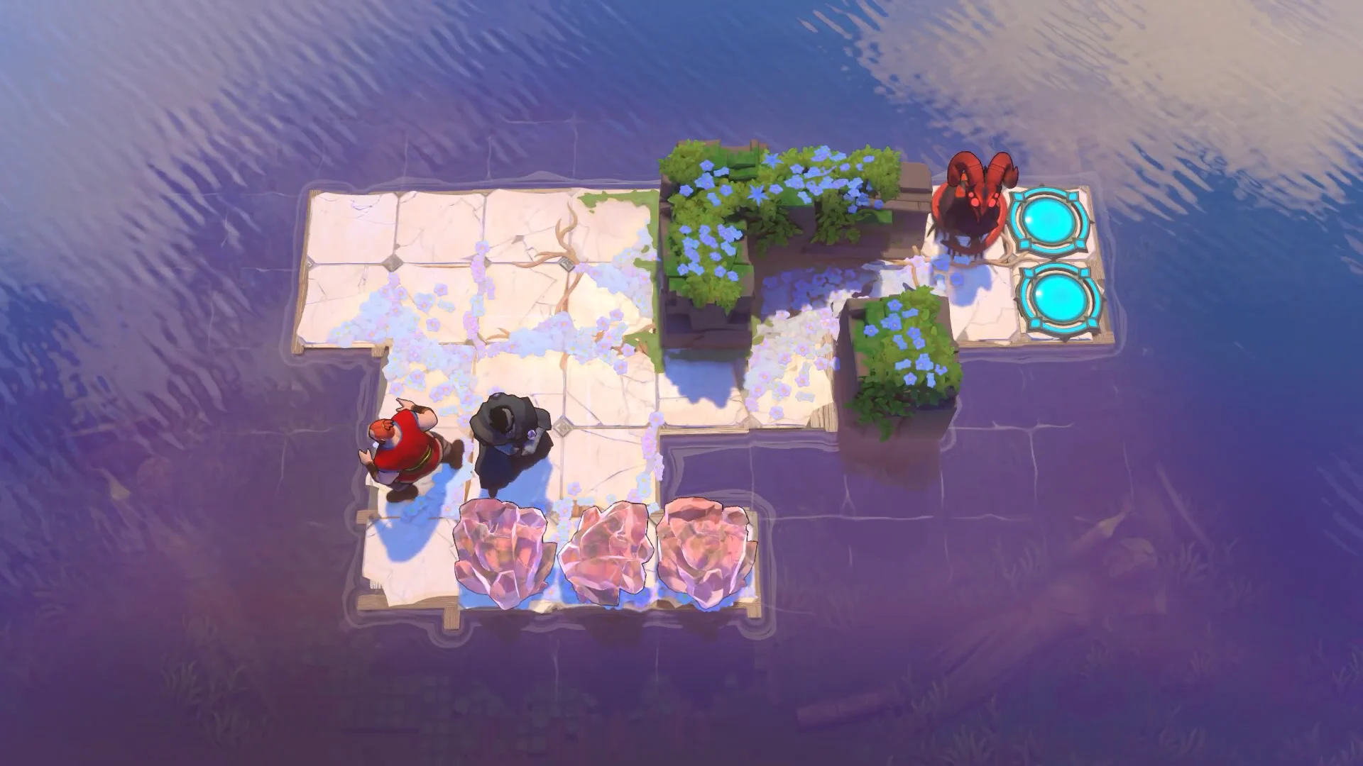 Puzzle Chamber 3 (Pushing Petrified Serpents)