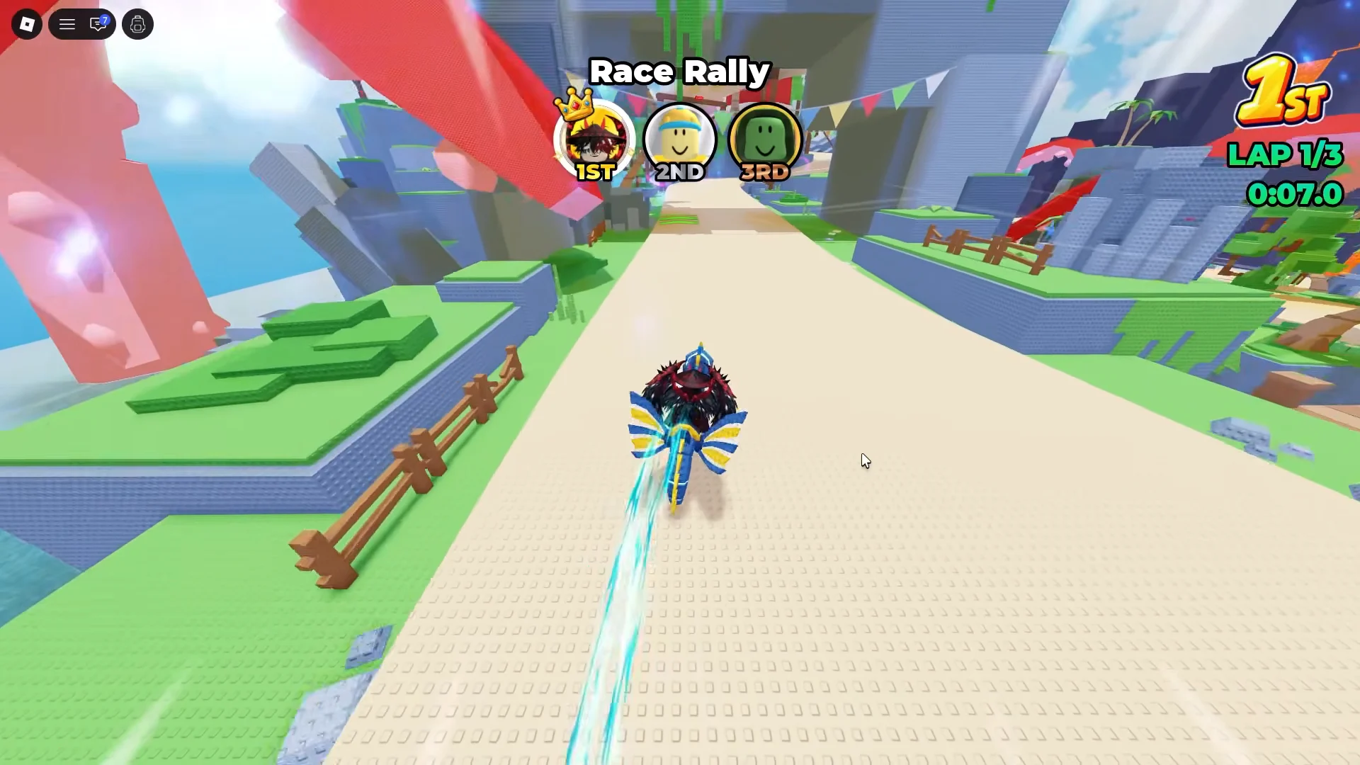 Race 1 Track Navigation & Power-ups