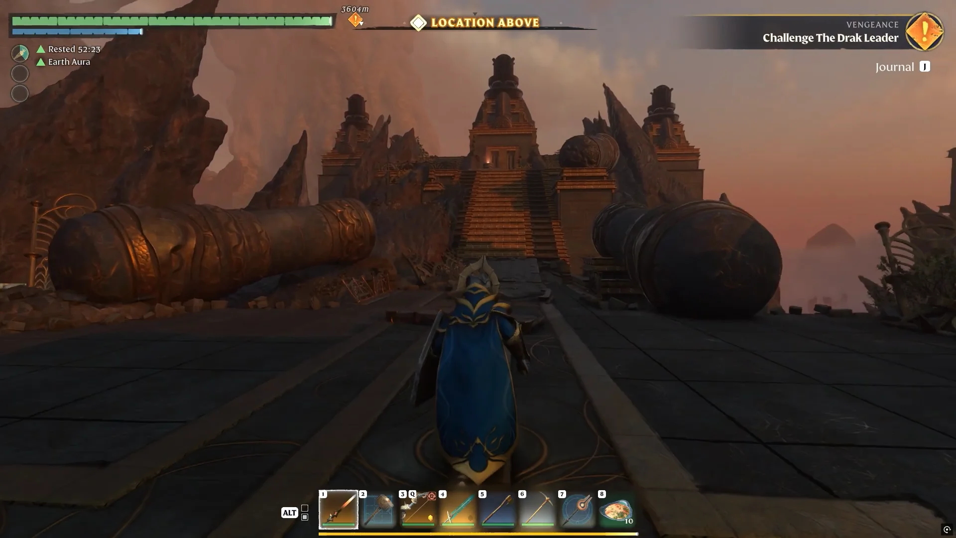 Approaching the temple entrance