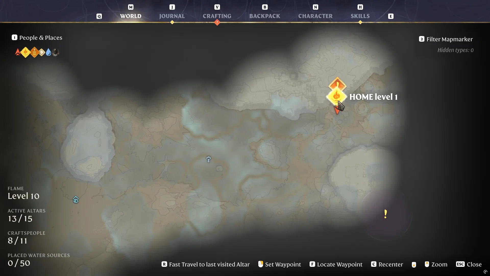 Map location walkthrough