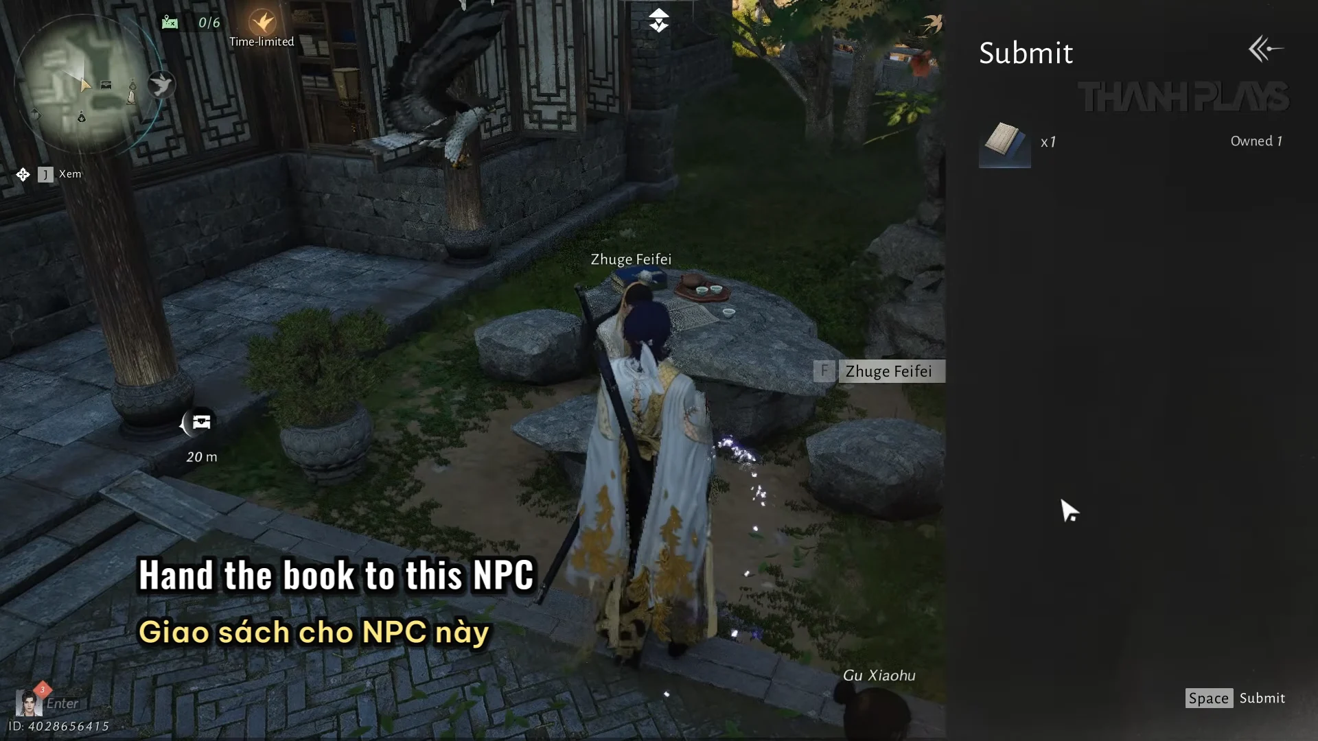 Delivering Book to Zhuge Feifei