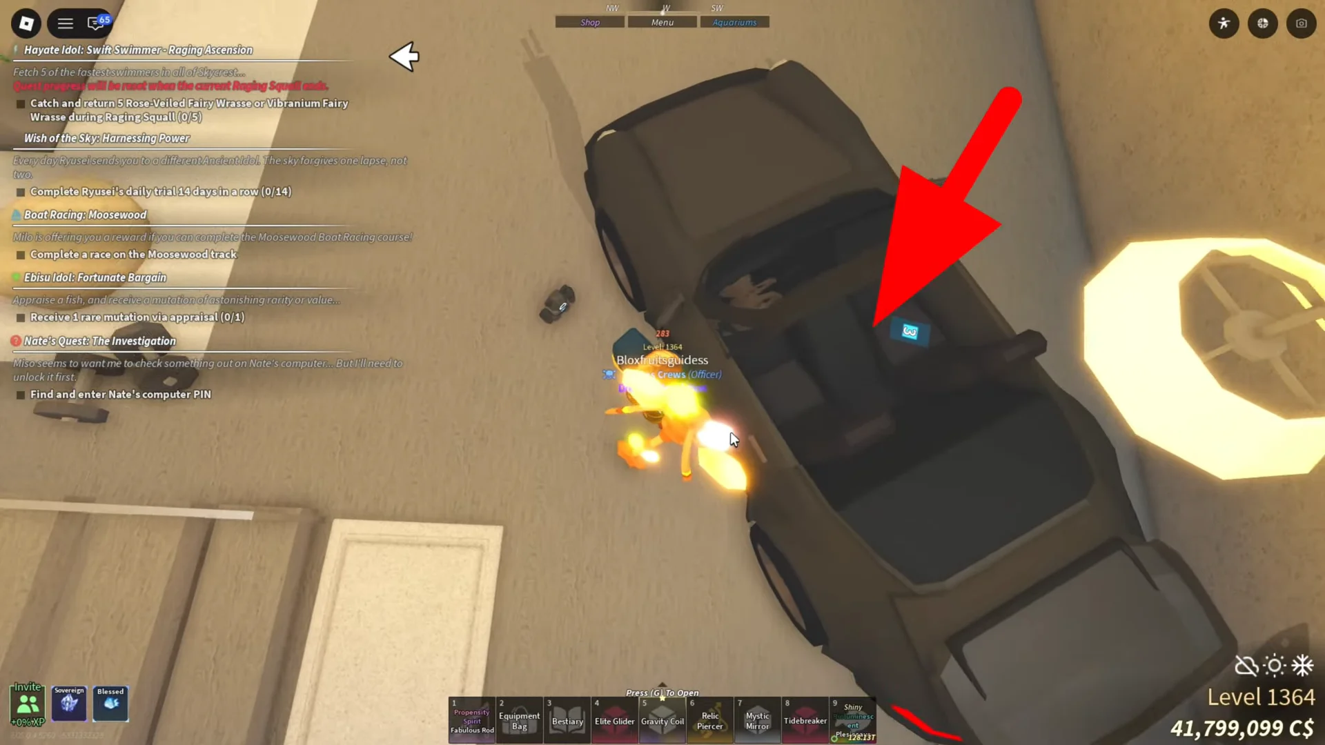 Third symbol location