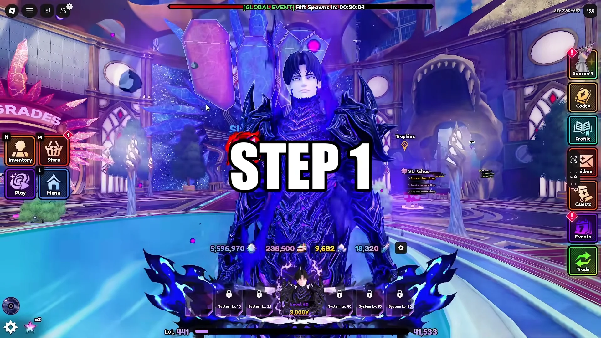 Step 1: Becoming a Player & System Quest Levels
