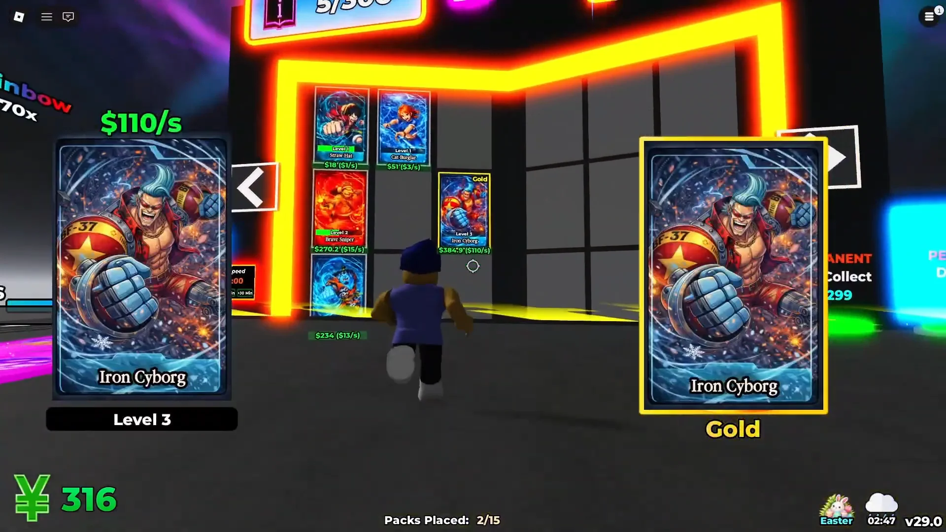 Hatching Gold Iron Cyborg