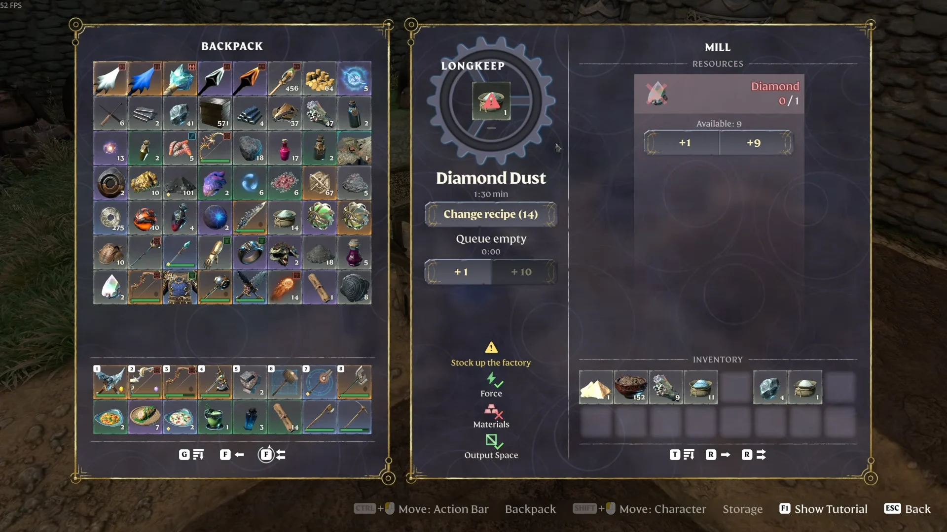 Diamond Dust mill recipe
