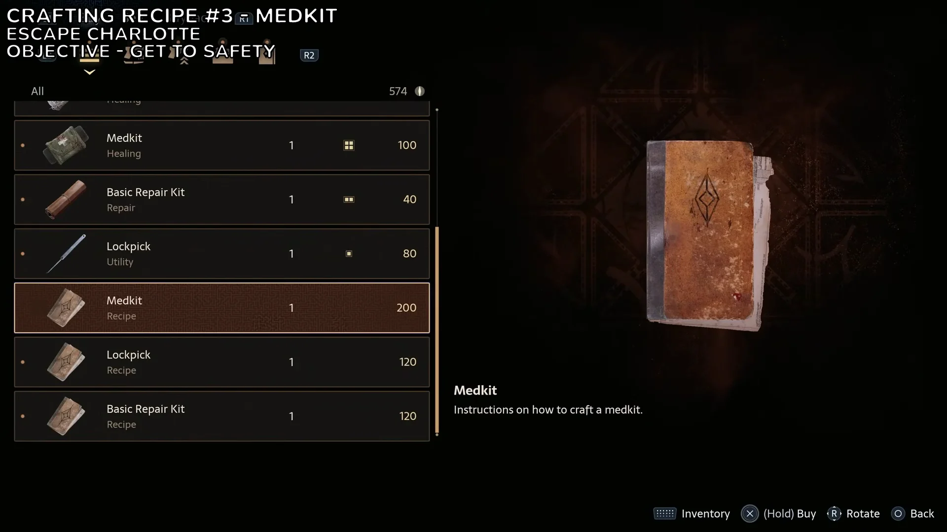 Recipe #3: Medkit