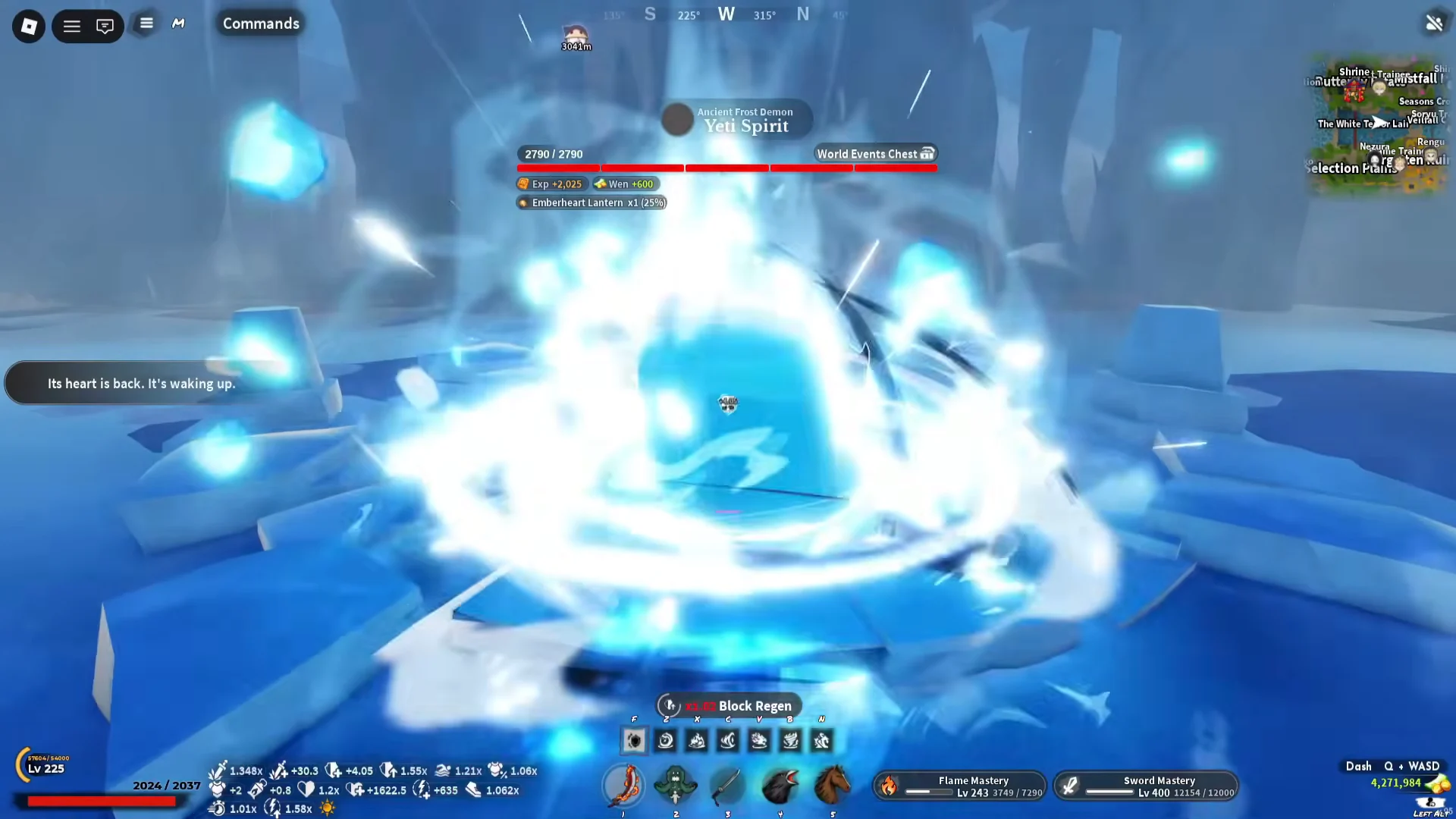Traveling to Yeti Altar