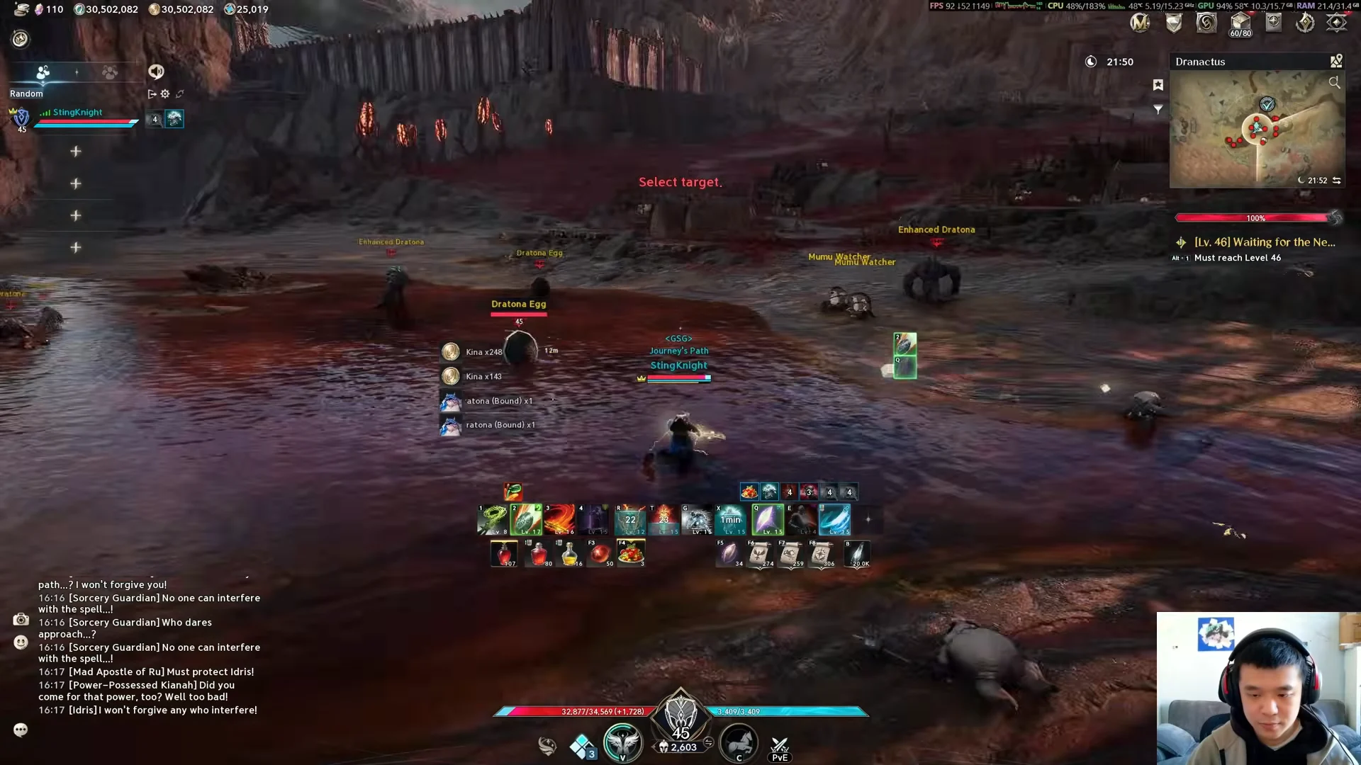 Clearing Along Red Pools