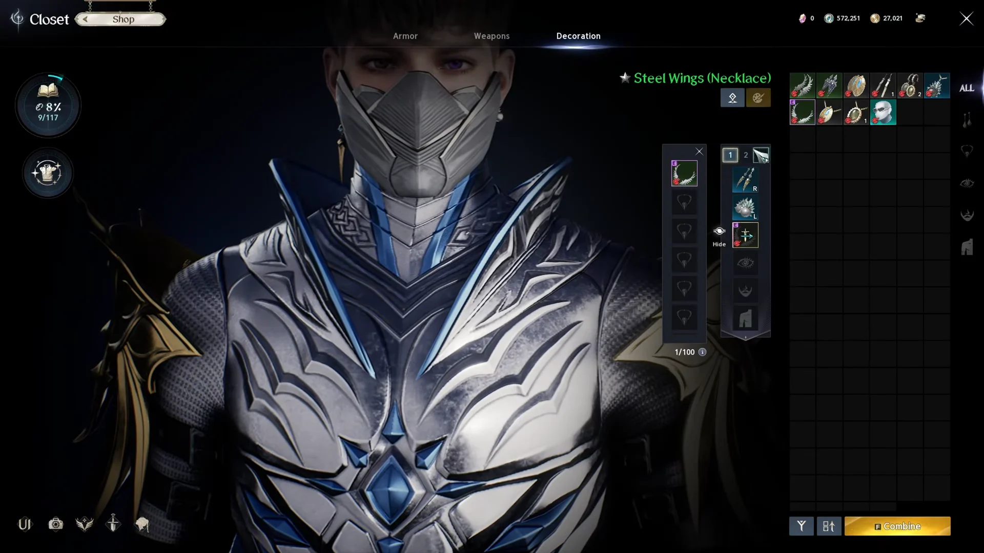 Decoration Tab Settings