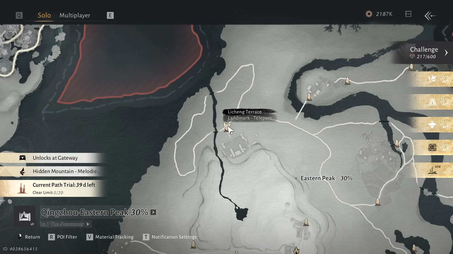 Wandering Tales Menu & Map Location