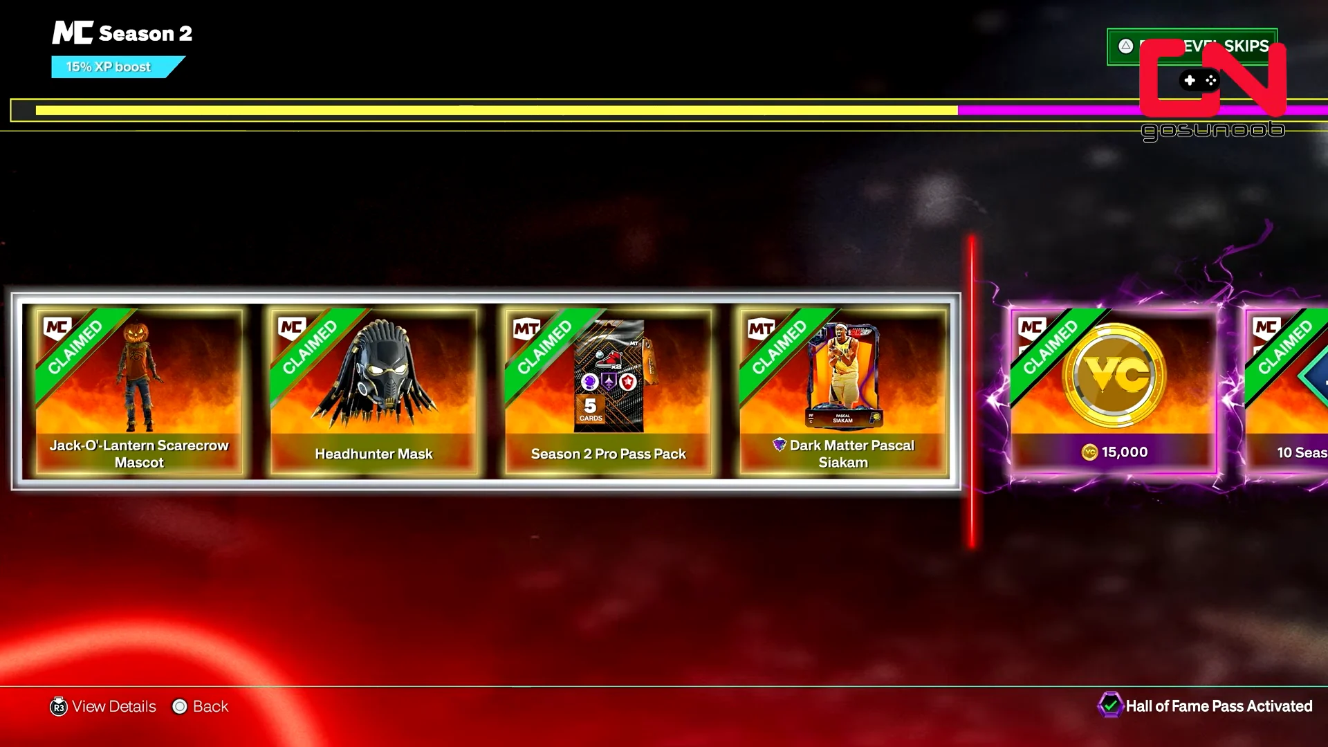 Season Pass Rewards Overview