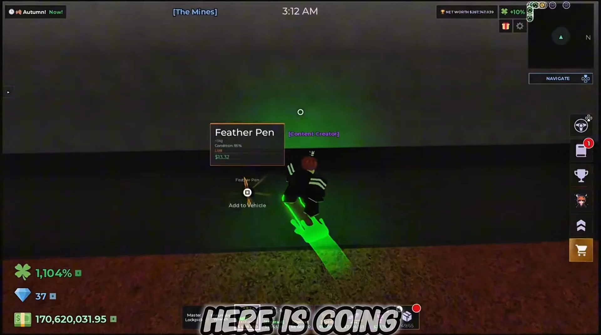 Feather Pen Location