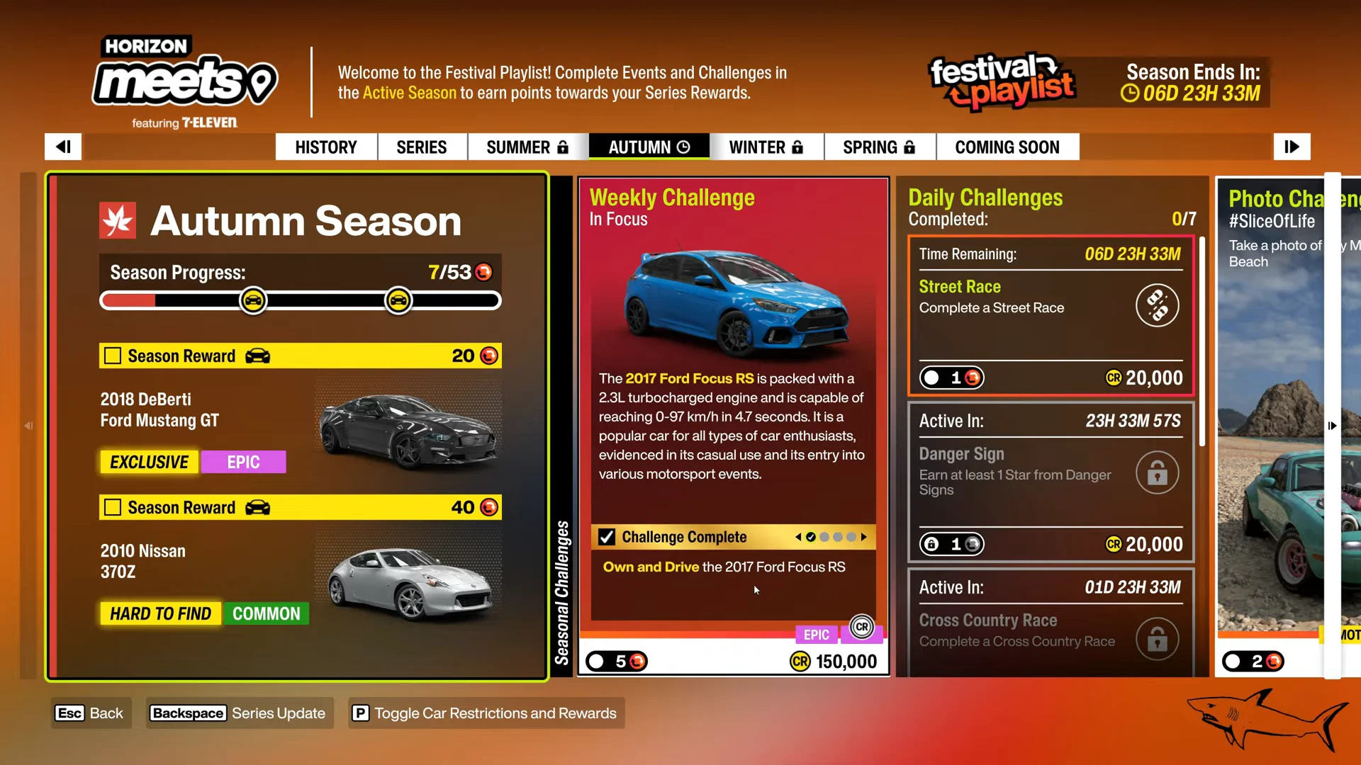 Weekly Challenge Chapter 1 & Car Acquisition