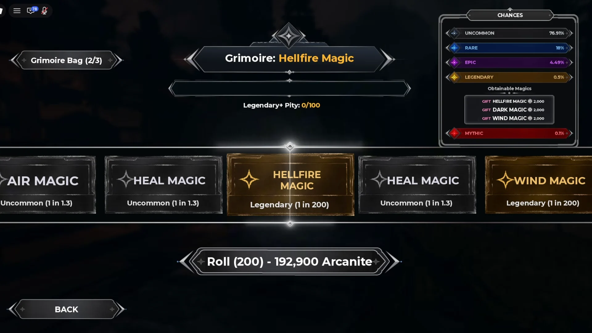 Grimoire Rolling